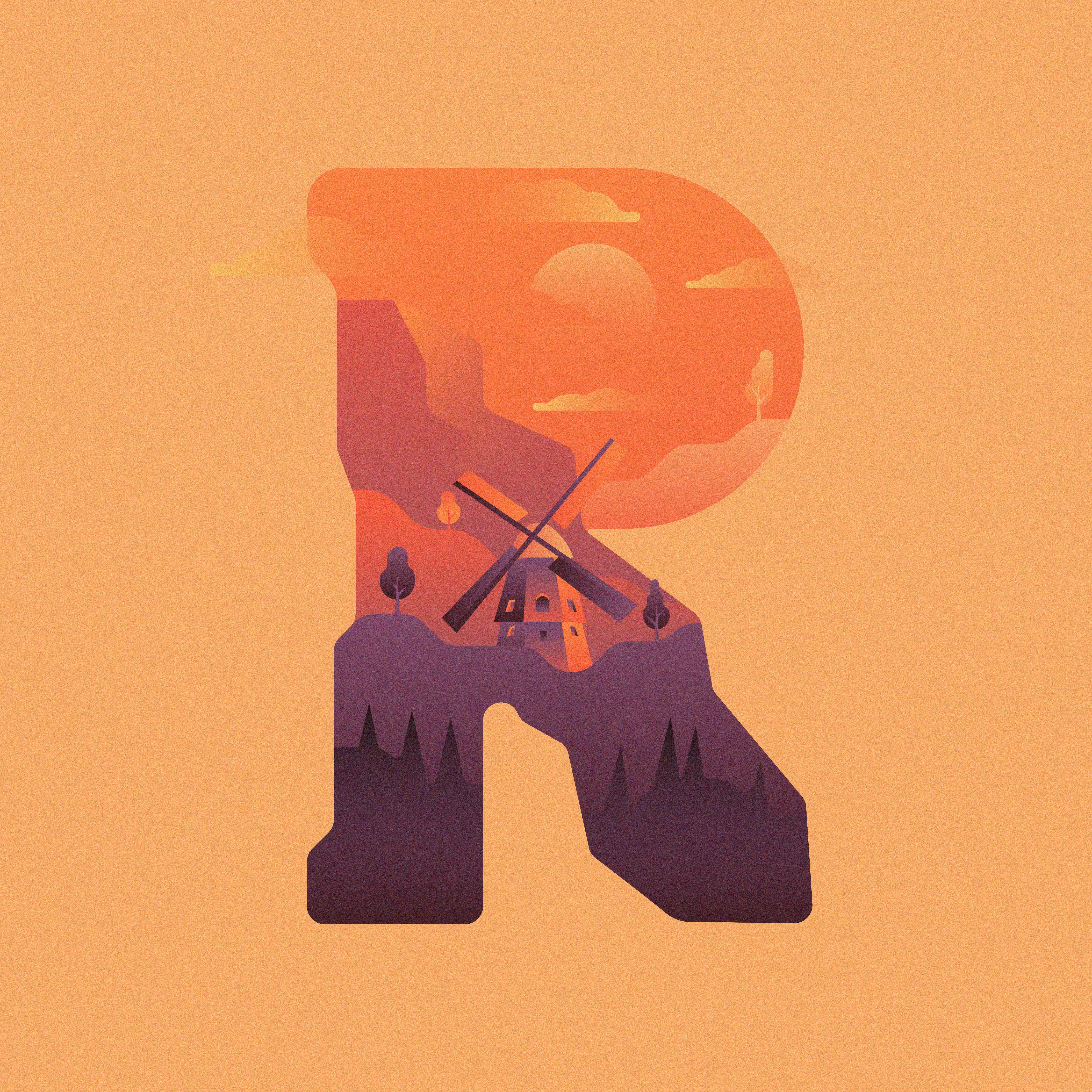 R