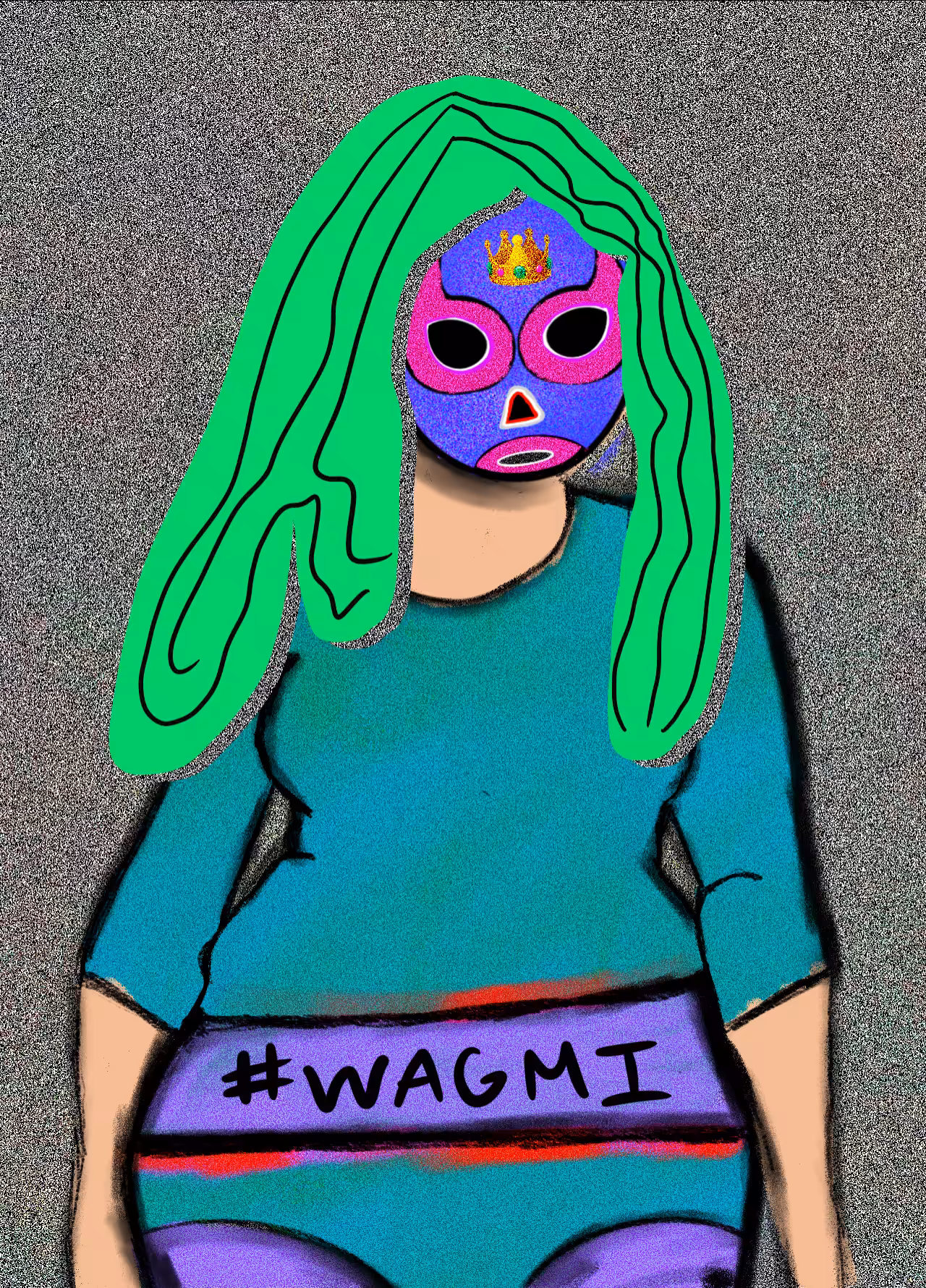 NFT luchadora #74