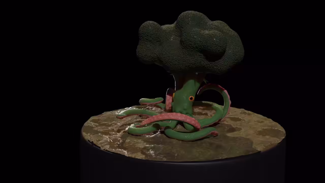 Brocctopus 3d turntable