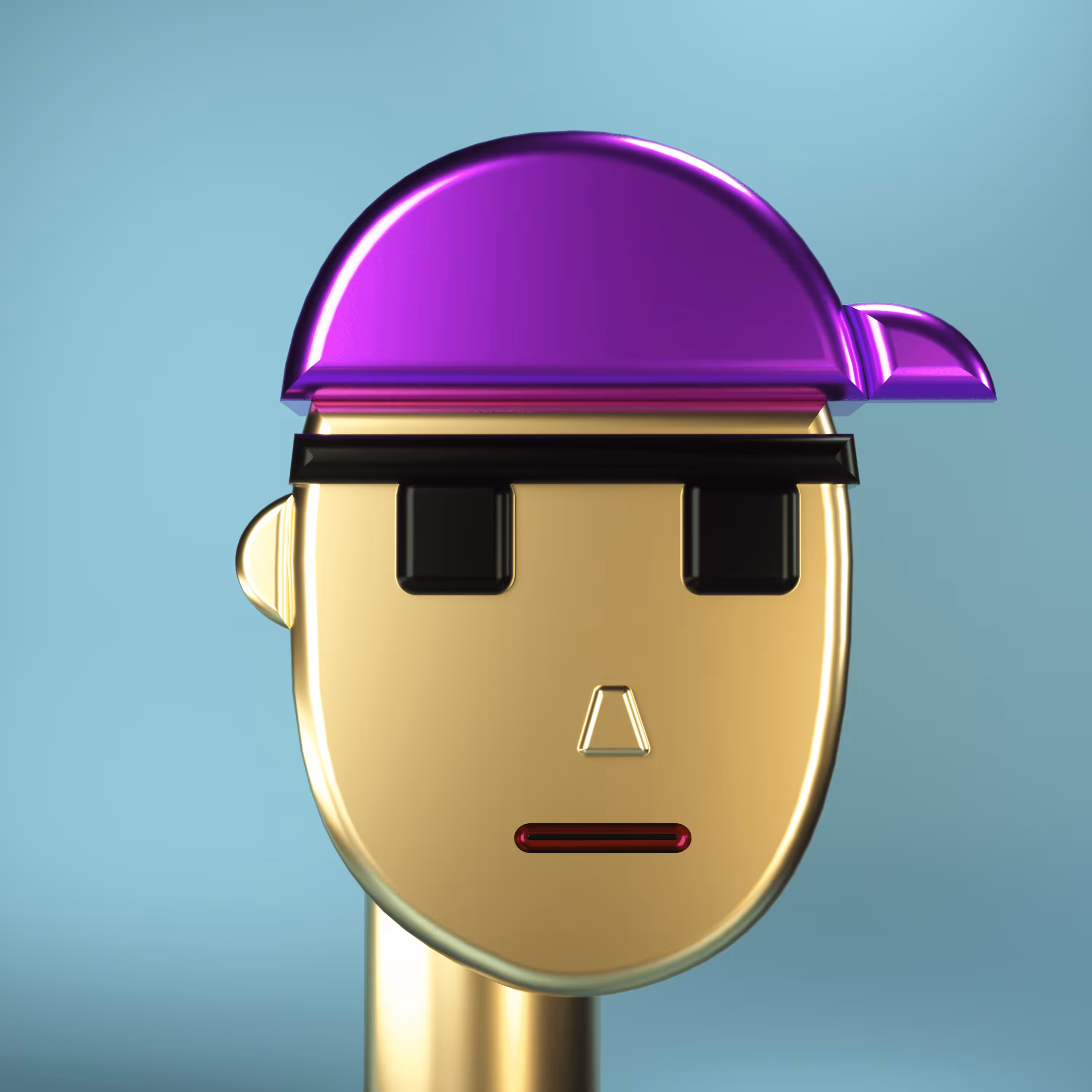 3D Chrome Punks: 3D Chrome Punk #0060