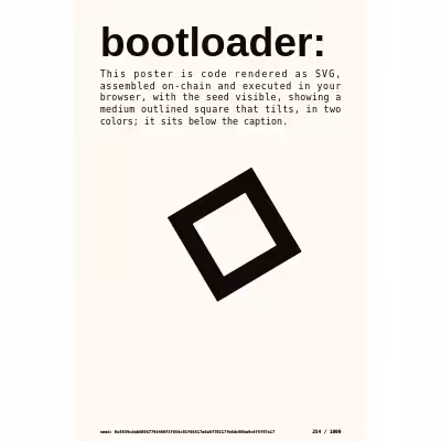 bootloader: selfie #254