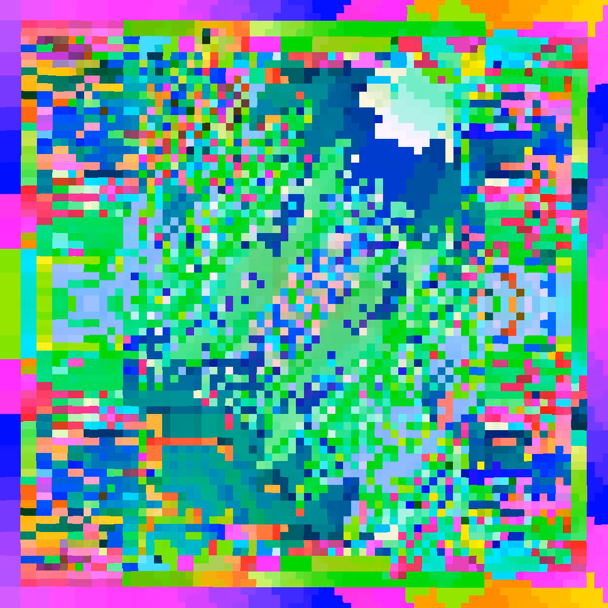 Psychedelic Dance of Pixels #40