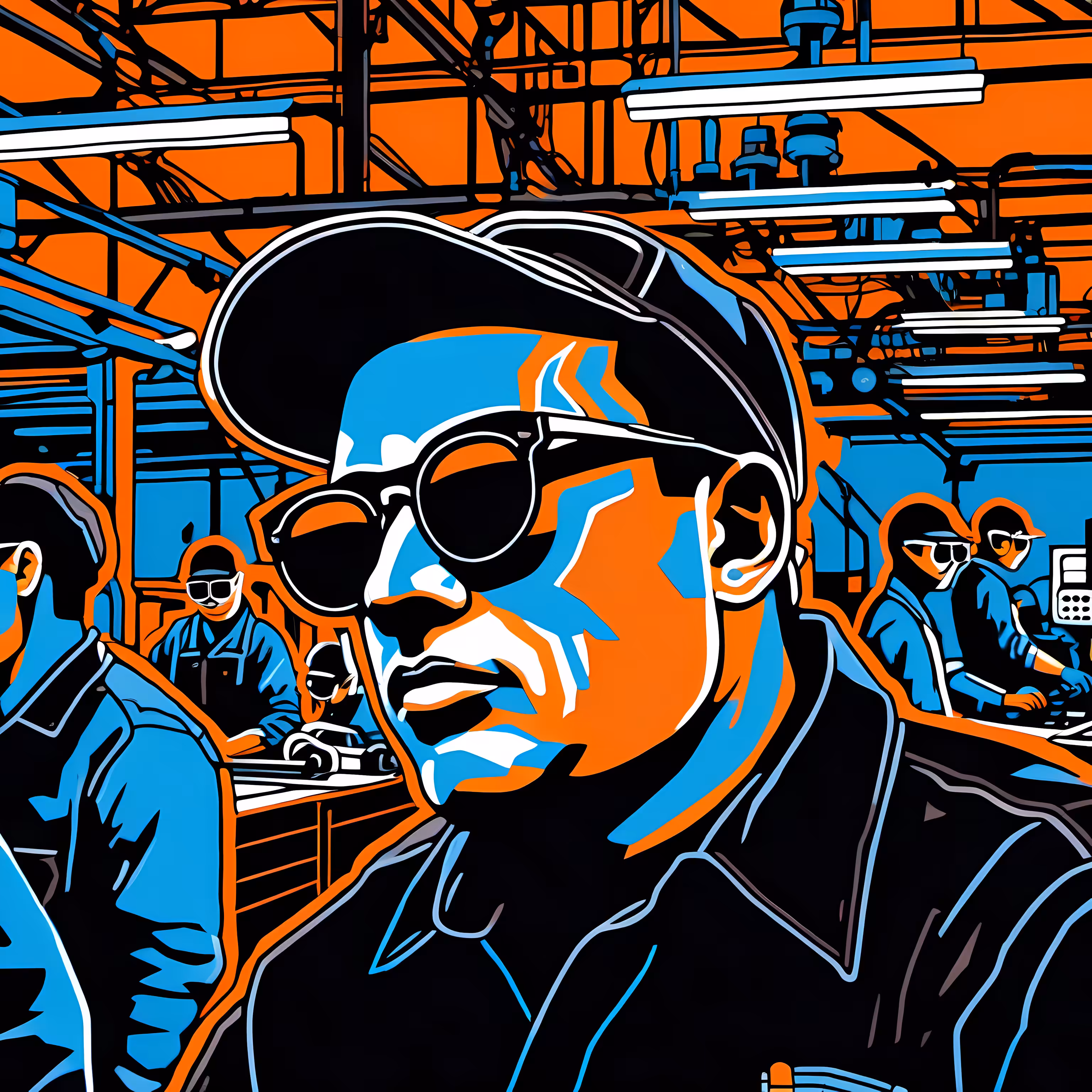 Workforce Portrait / Automotive Assembly Line Worker #7