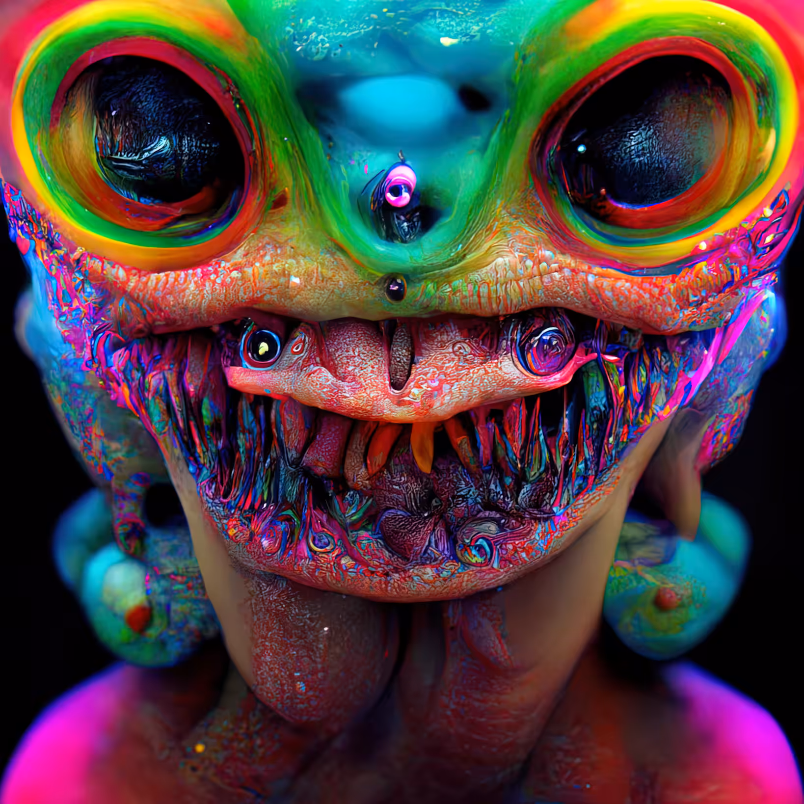Trippy Lizards by Ken Kelleher Labs: Trippy Lizard #24