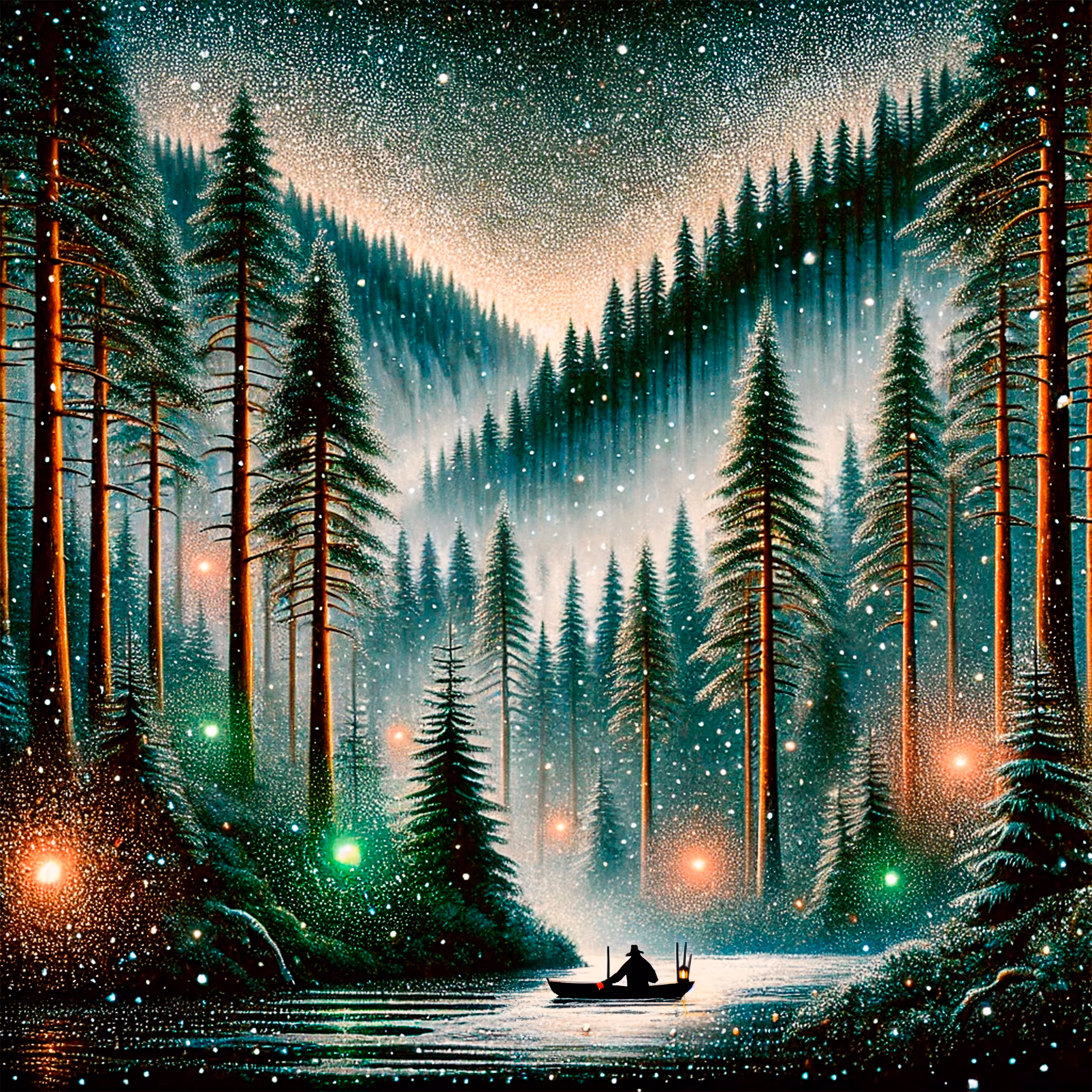 Moonlit Elegance - Serenity of Nature, Wall art