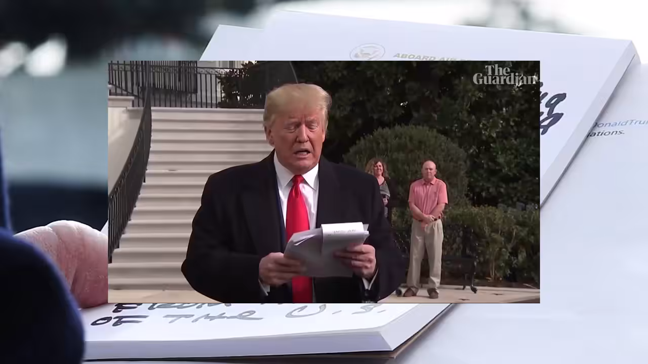 Song A Day: Trump's Handwritten Note (I Want Nothing)