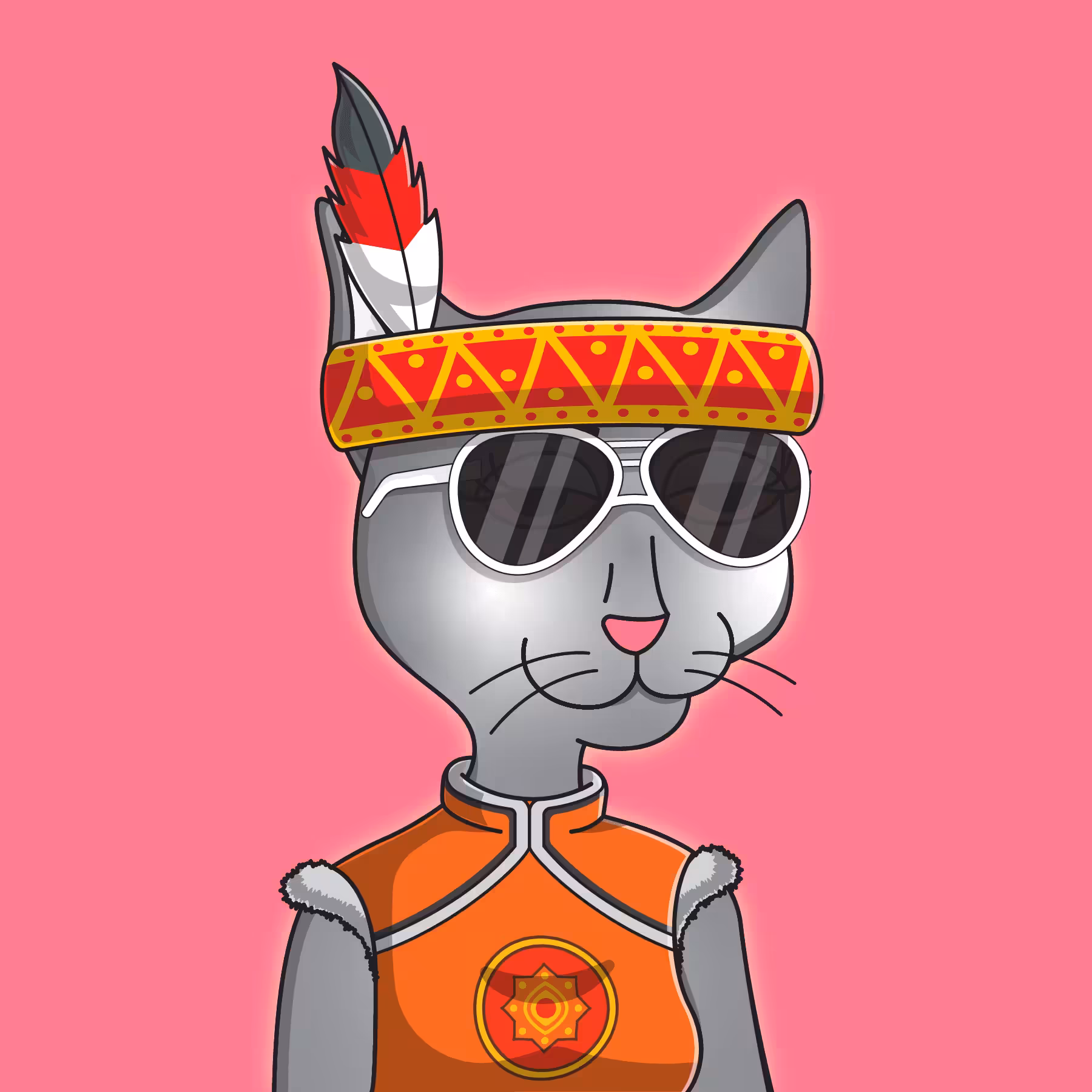 Girl Cat #636