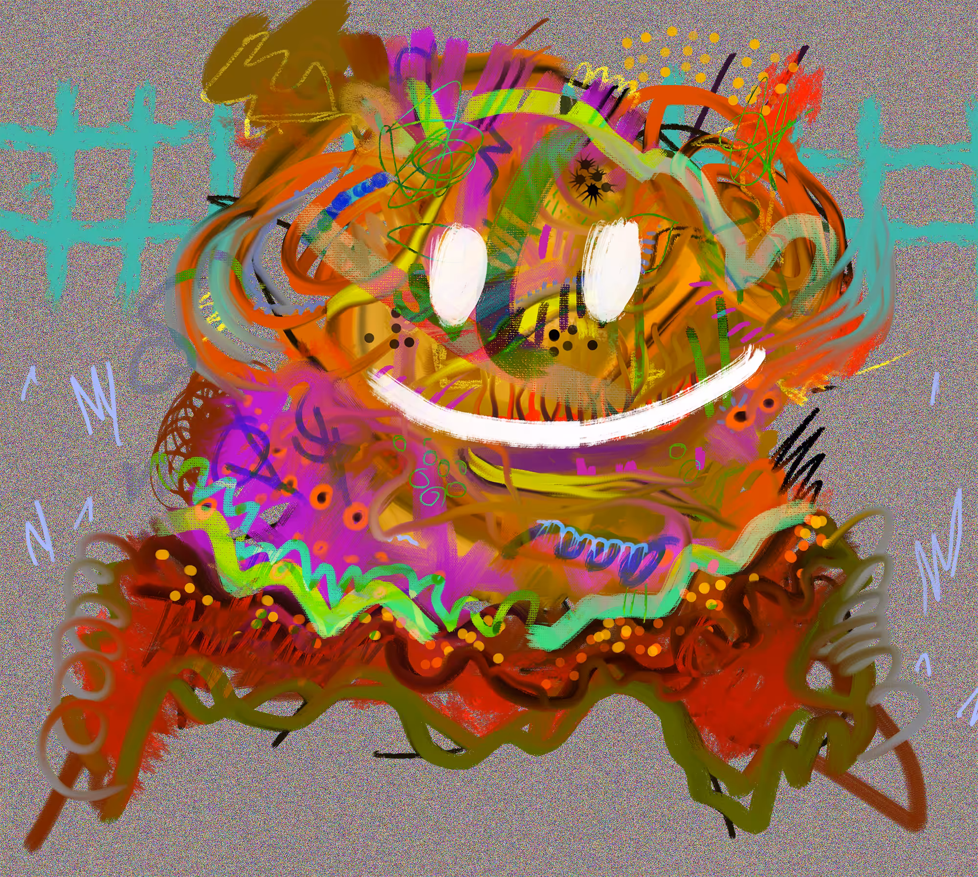 Smiling in a burning world 