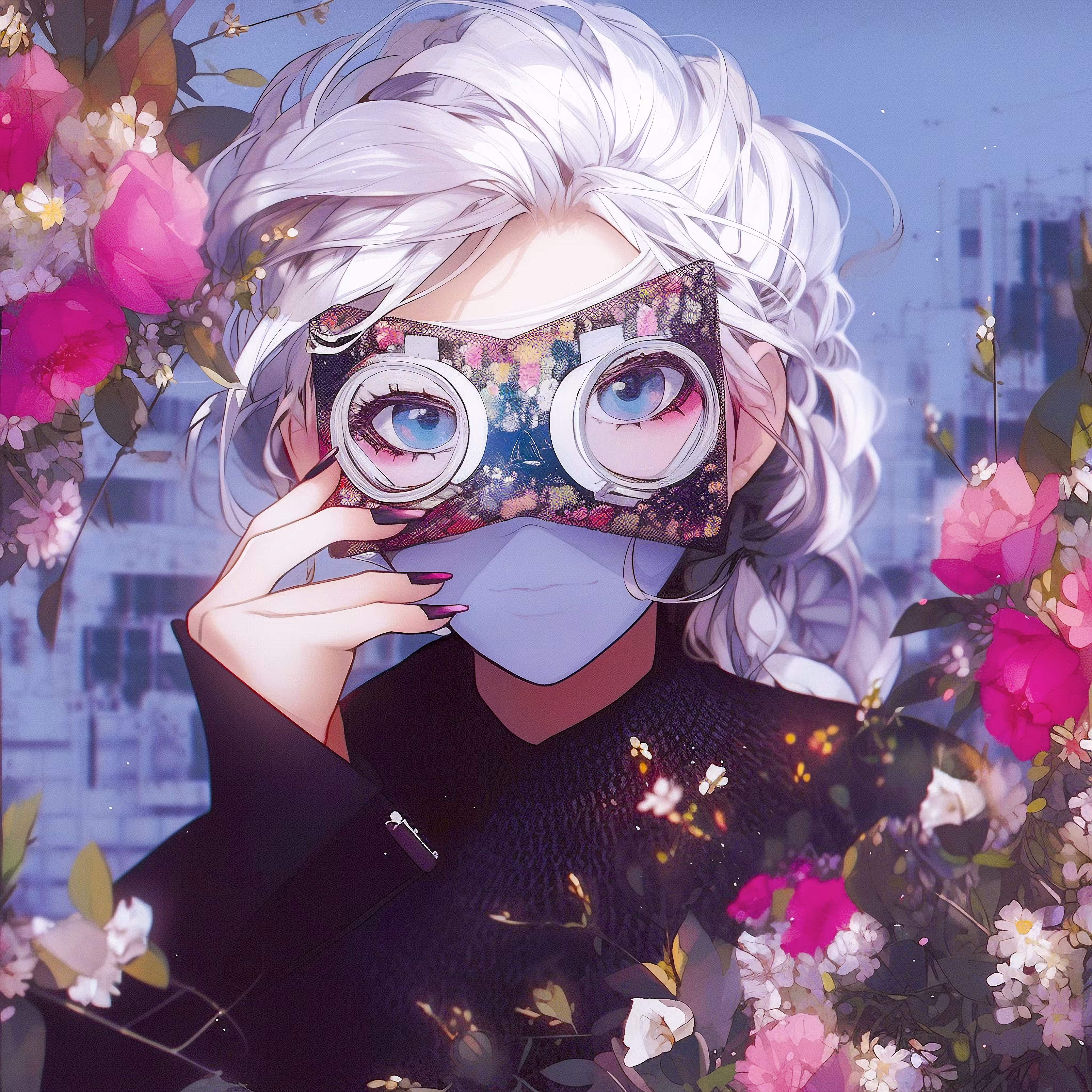 Tokyo AI Painting square poster