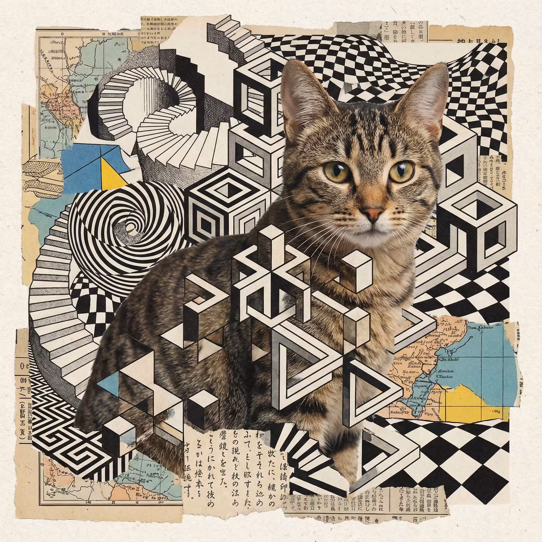 abstract cats #40