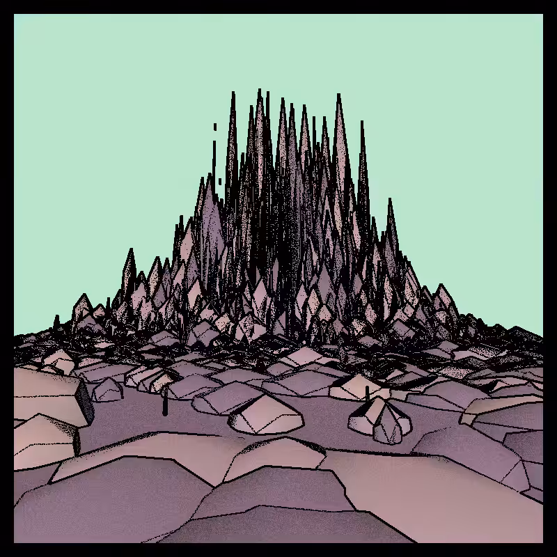 Crystal forest #36