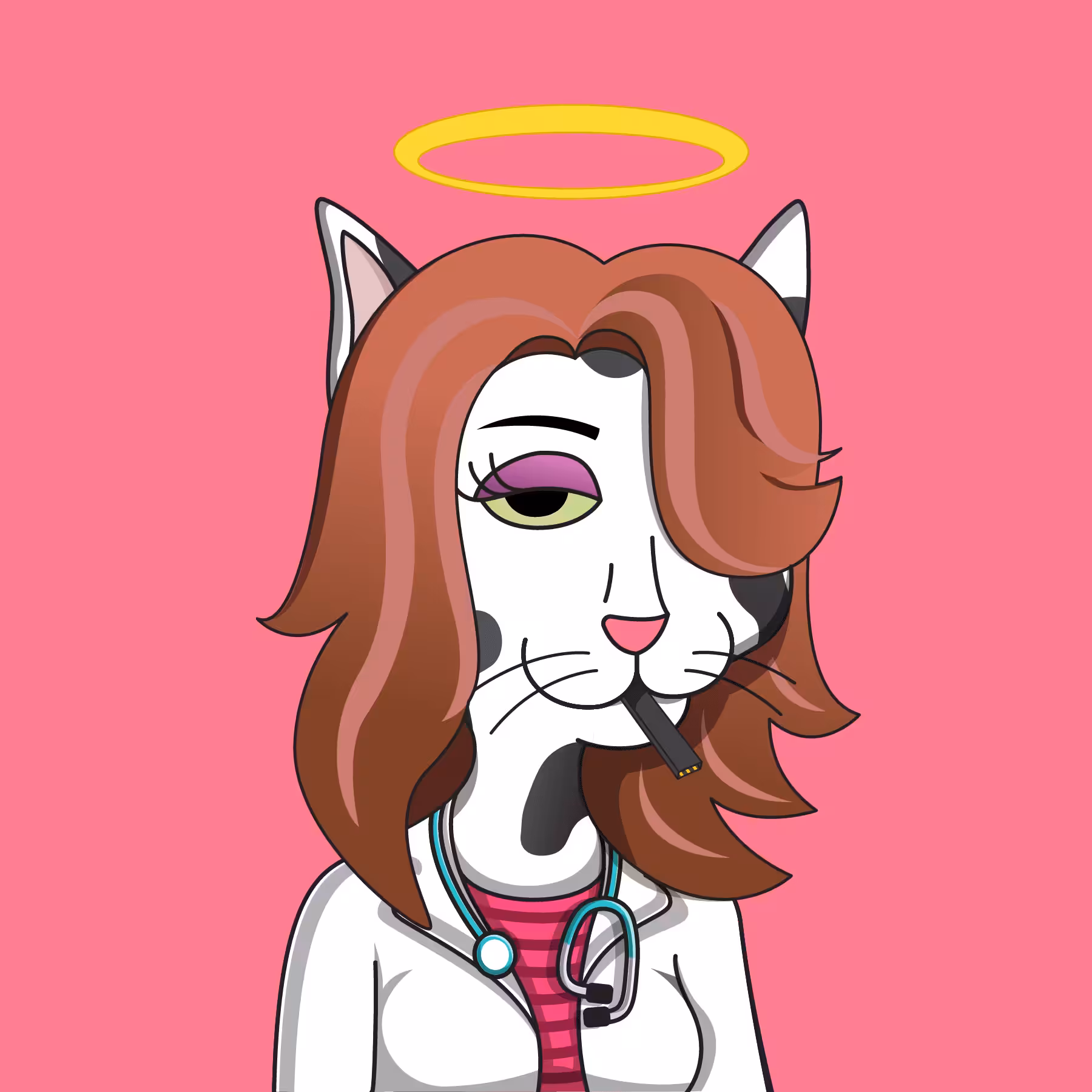 Girl Cat #559