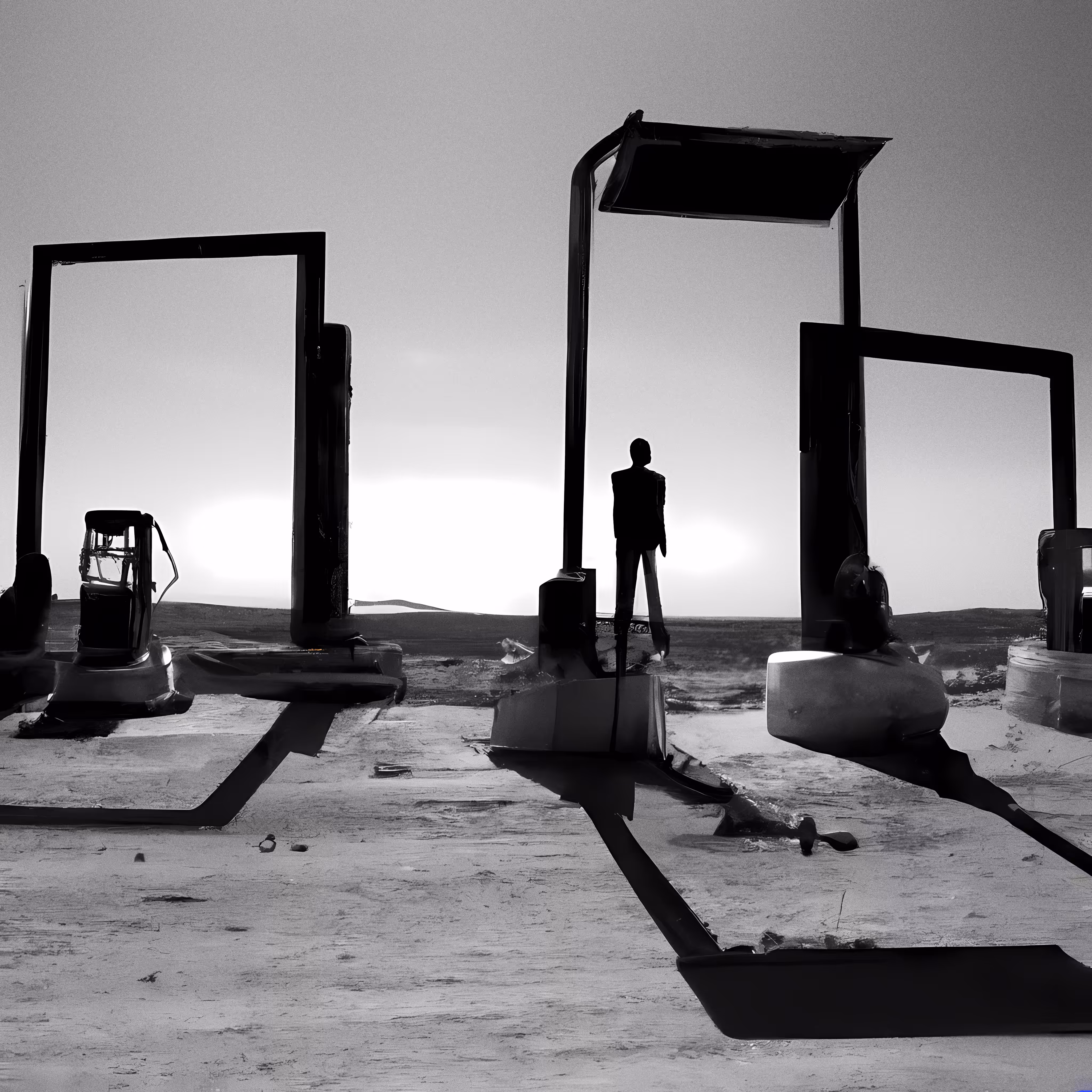 Workers at the gas station #2