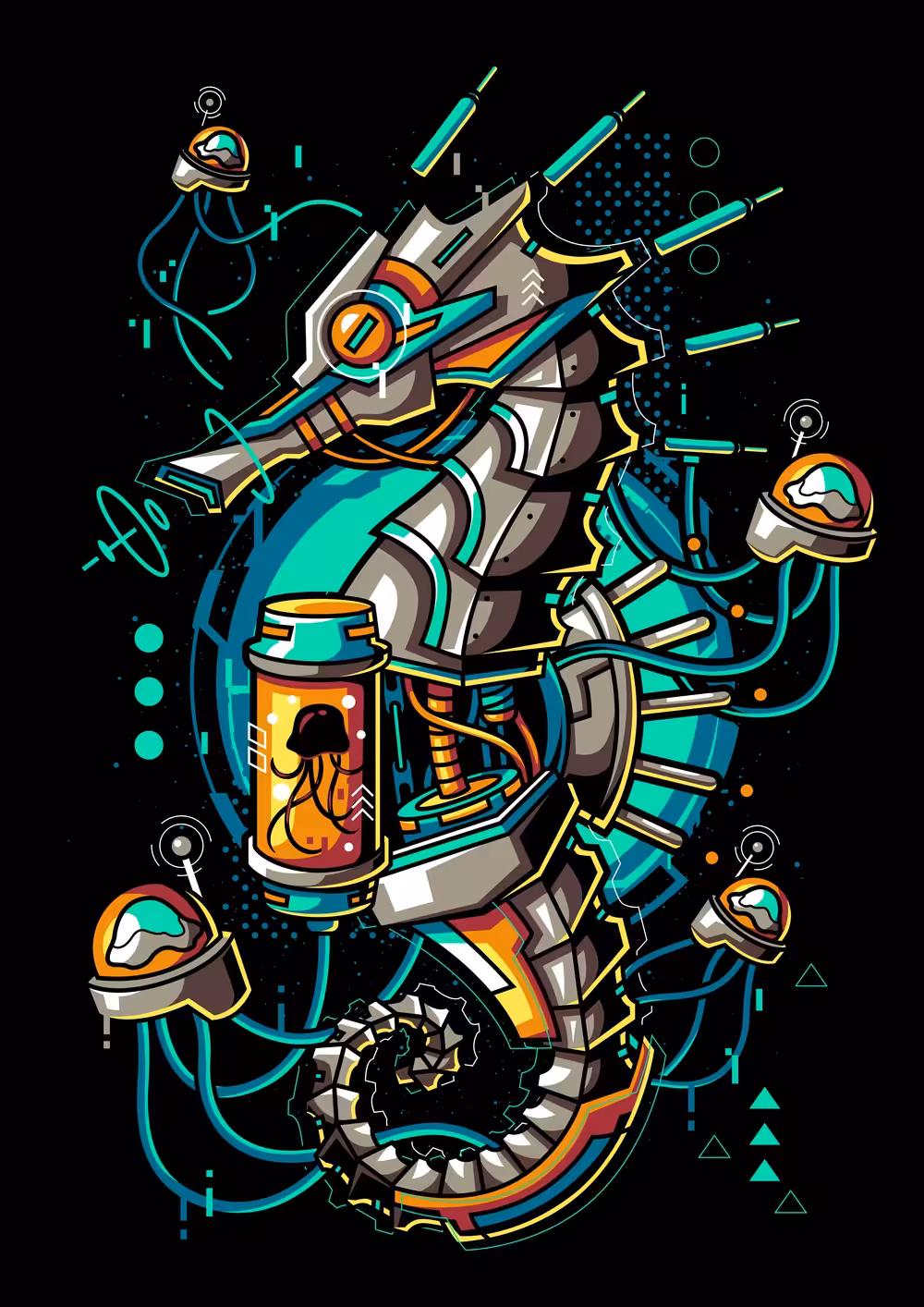 Machine Sea Horse