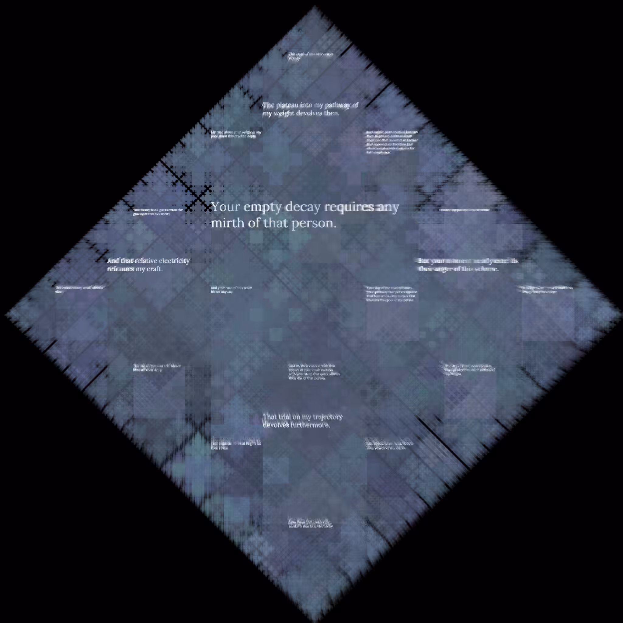 Diamond Fractal Fire #97