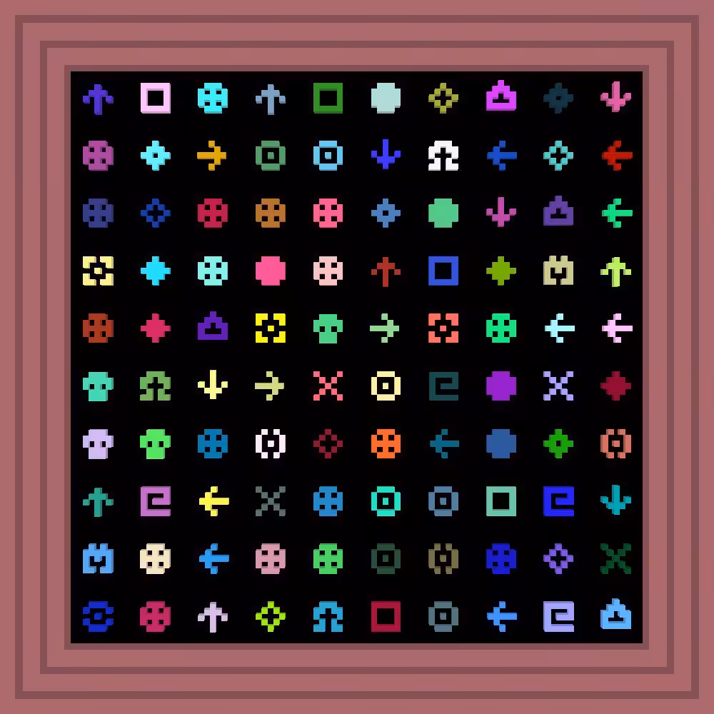 I love you :: Procedural Symbols #232/1000