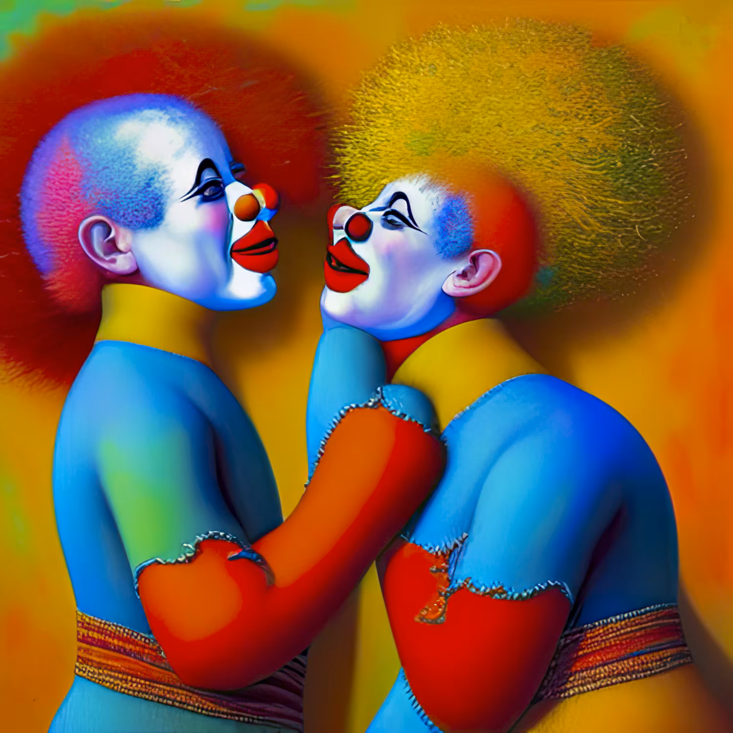 Rainbow Clown #011