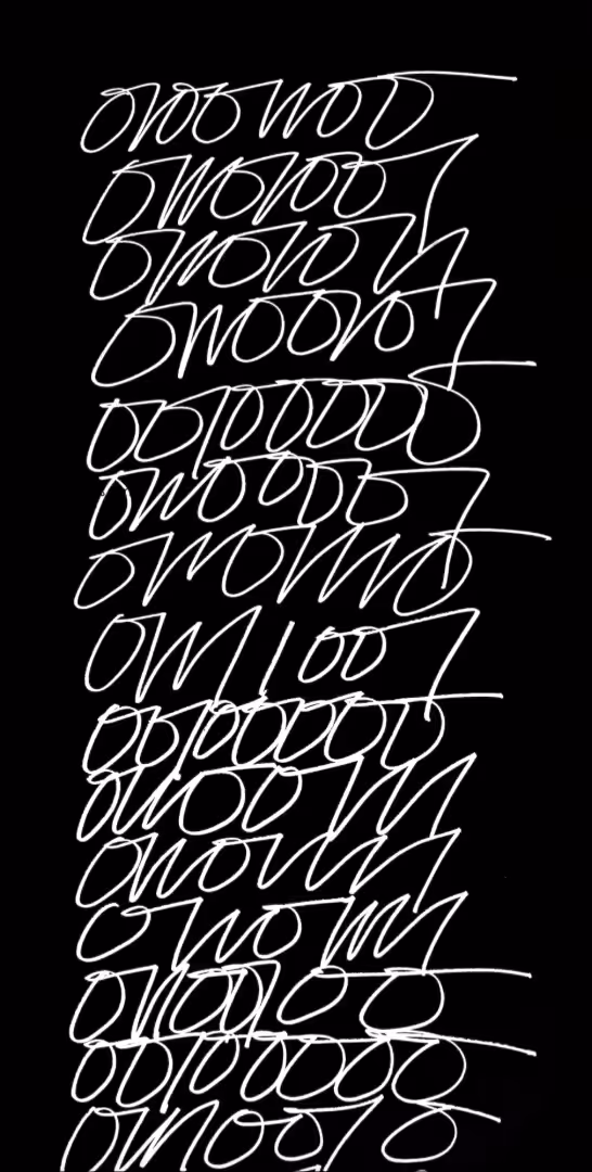 Cursive Binary: Like any good robot...