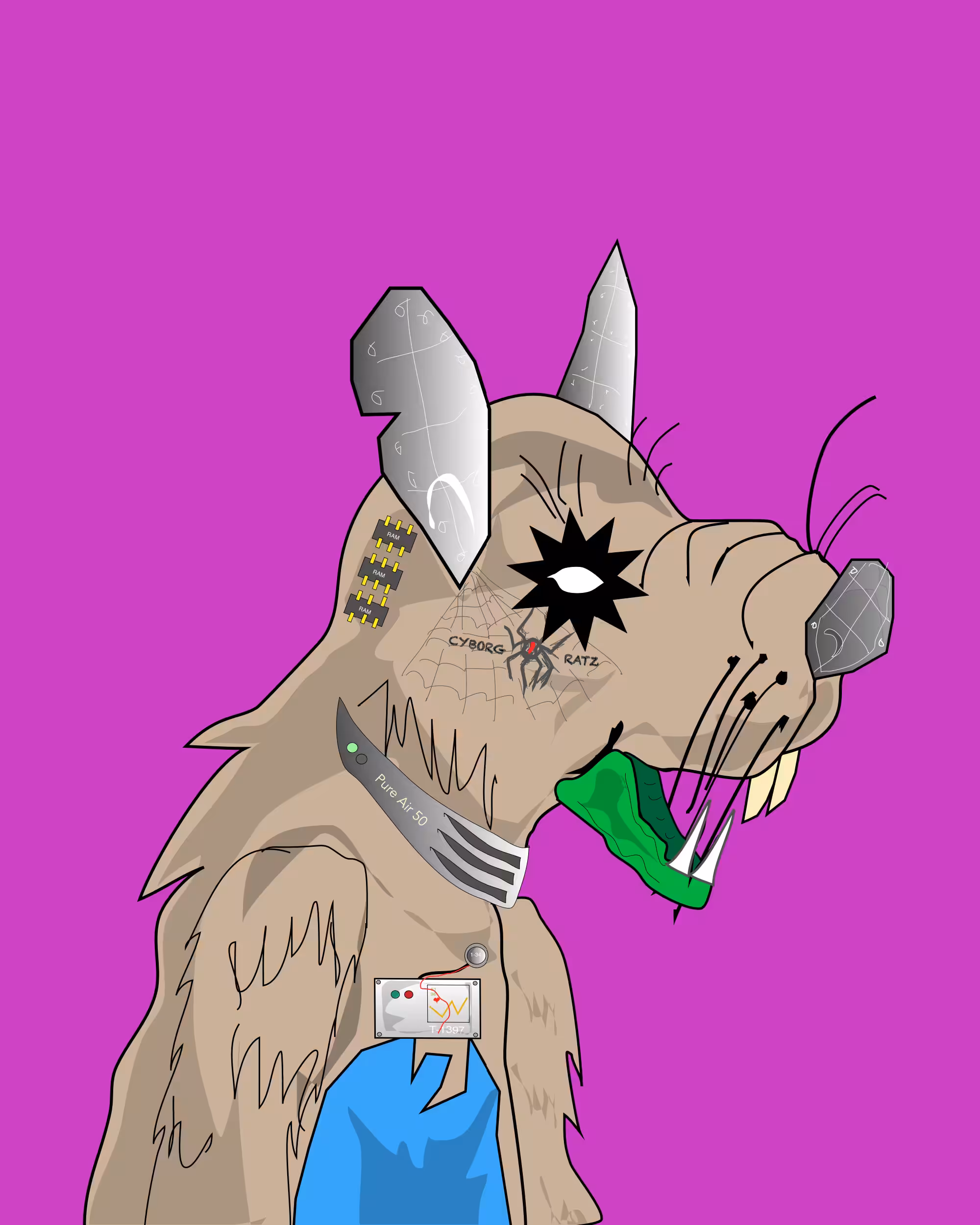 🤖 Cyborg RATZ 🐀 #480