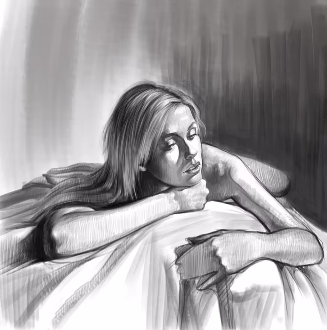 She's waiting for...