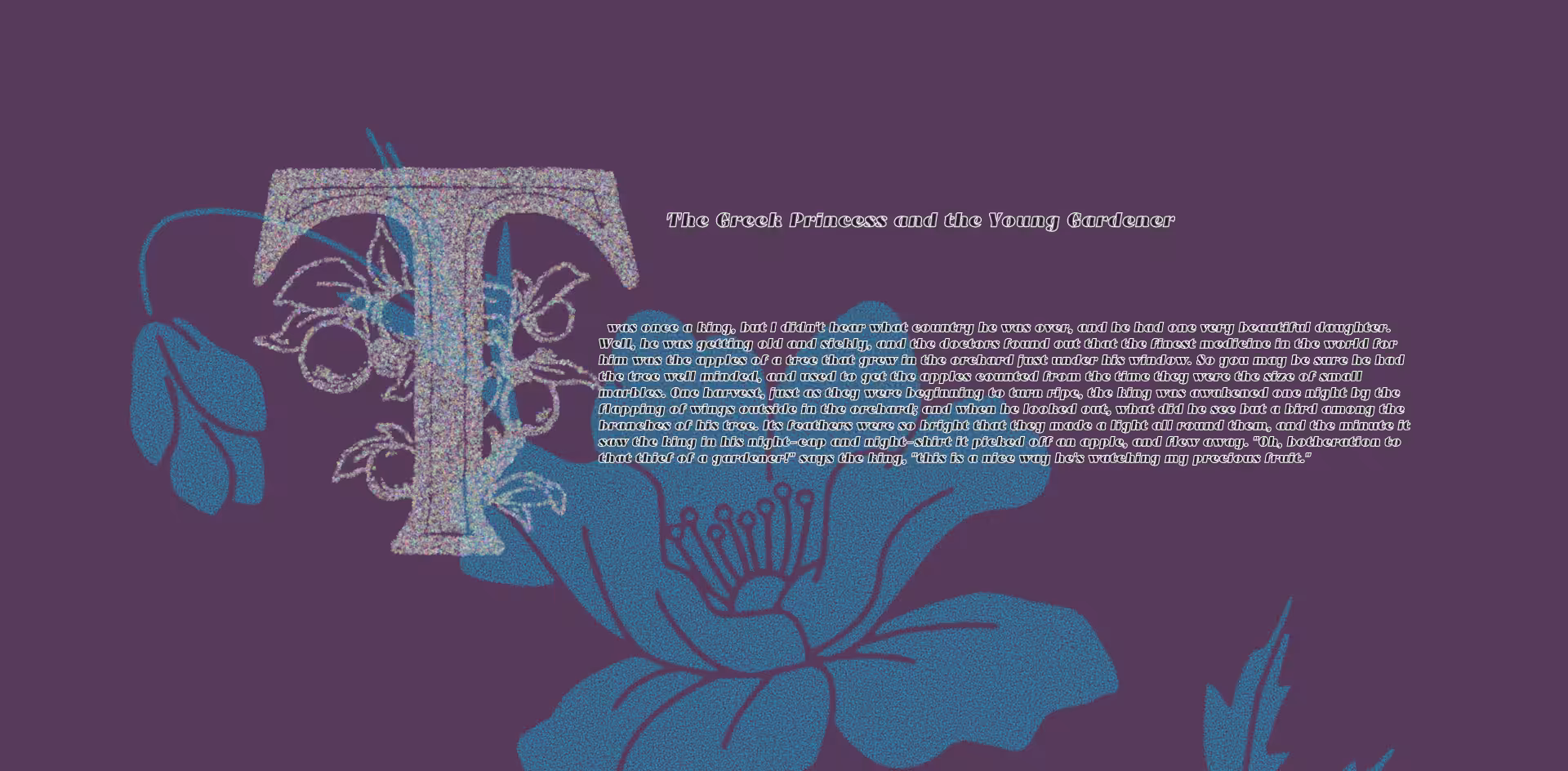 The Greek Princess and the Young Gardener
