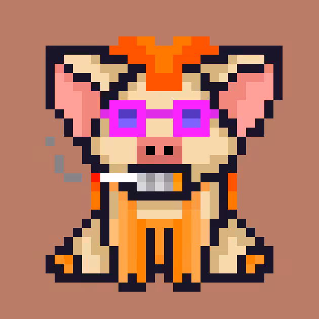 Punk Pig #01038