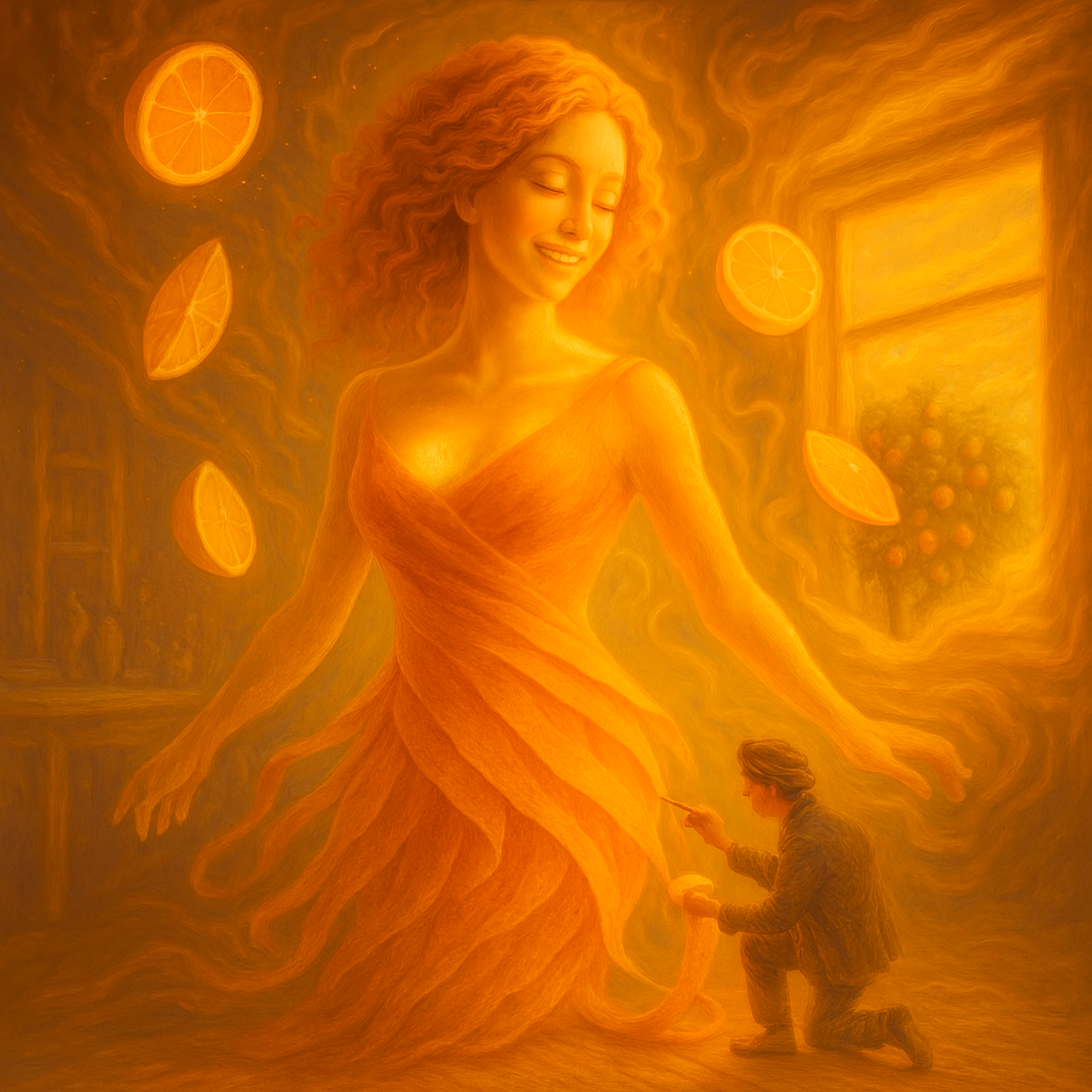 The Girl of the Orange Peel