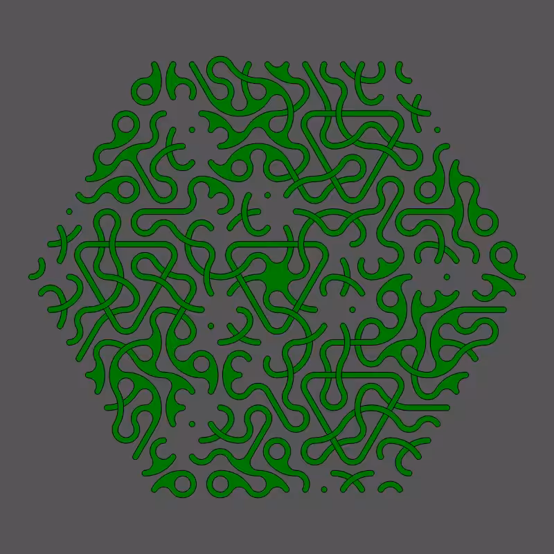 Threefold Symmetry - Dark Variations #103