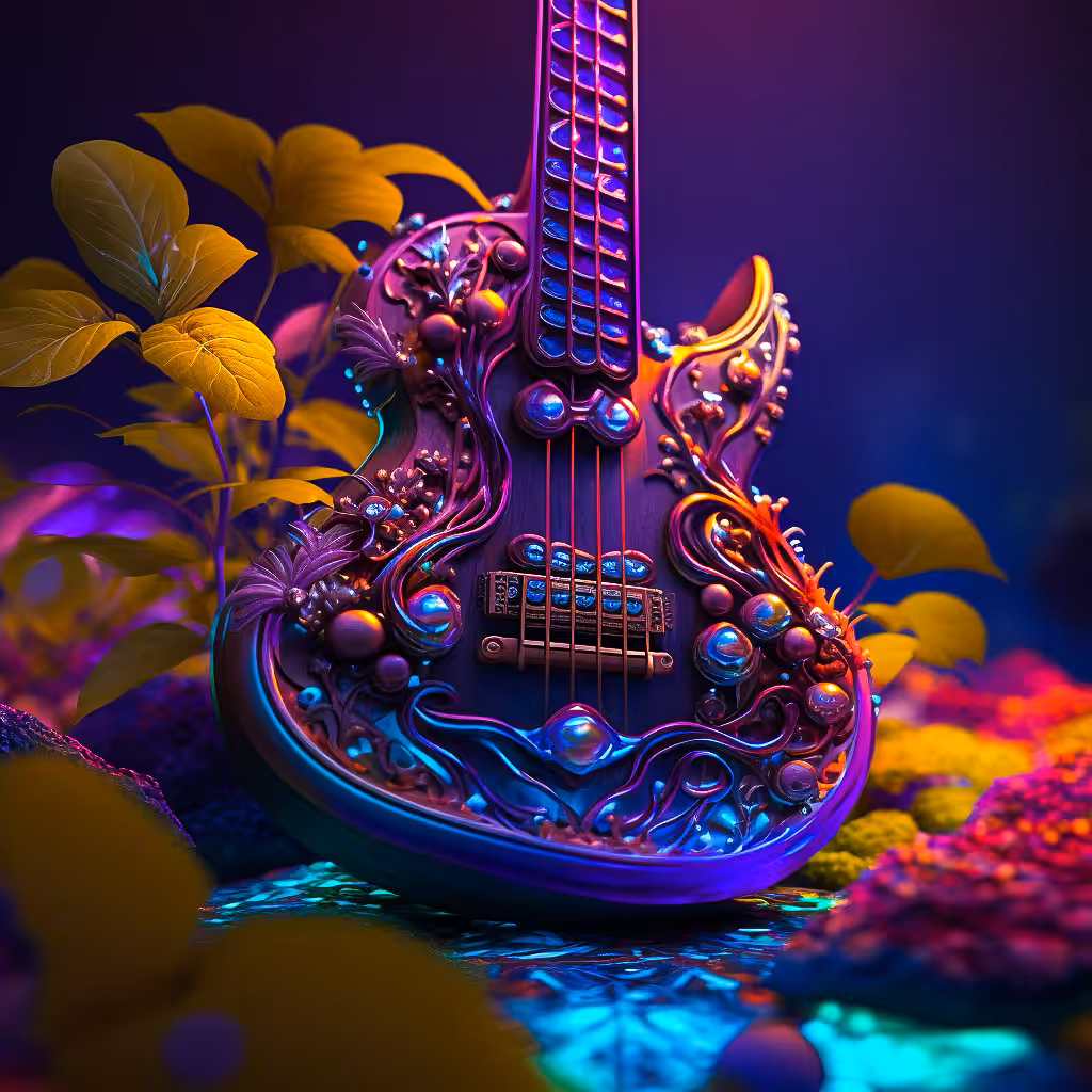 Abstract fun #26: sitar