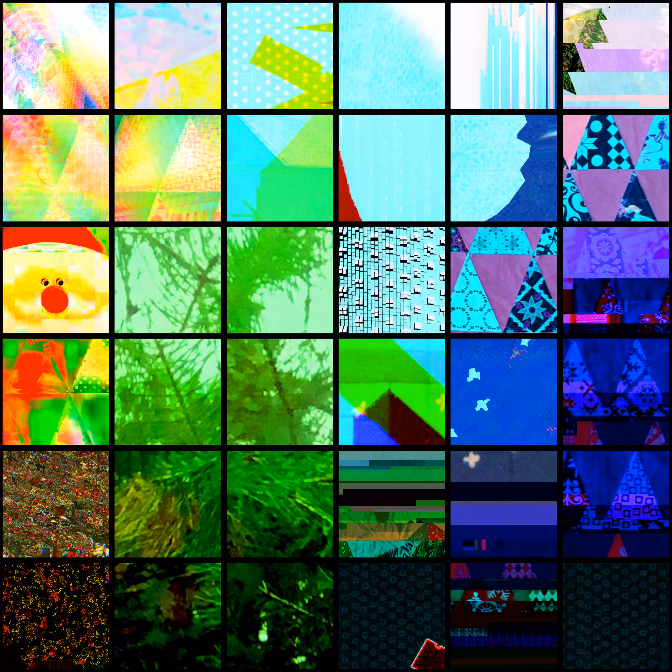 Retired Christmas Glitch Quilt Squares 2021.26