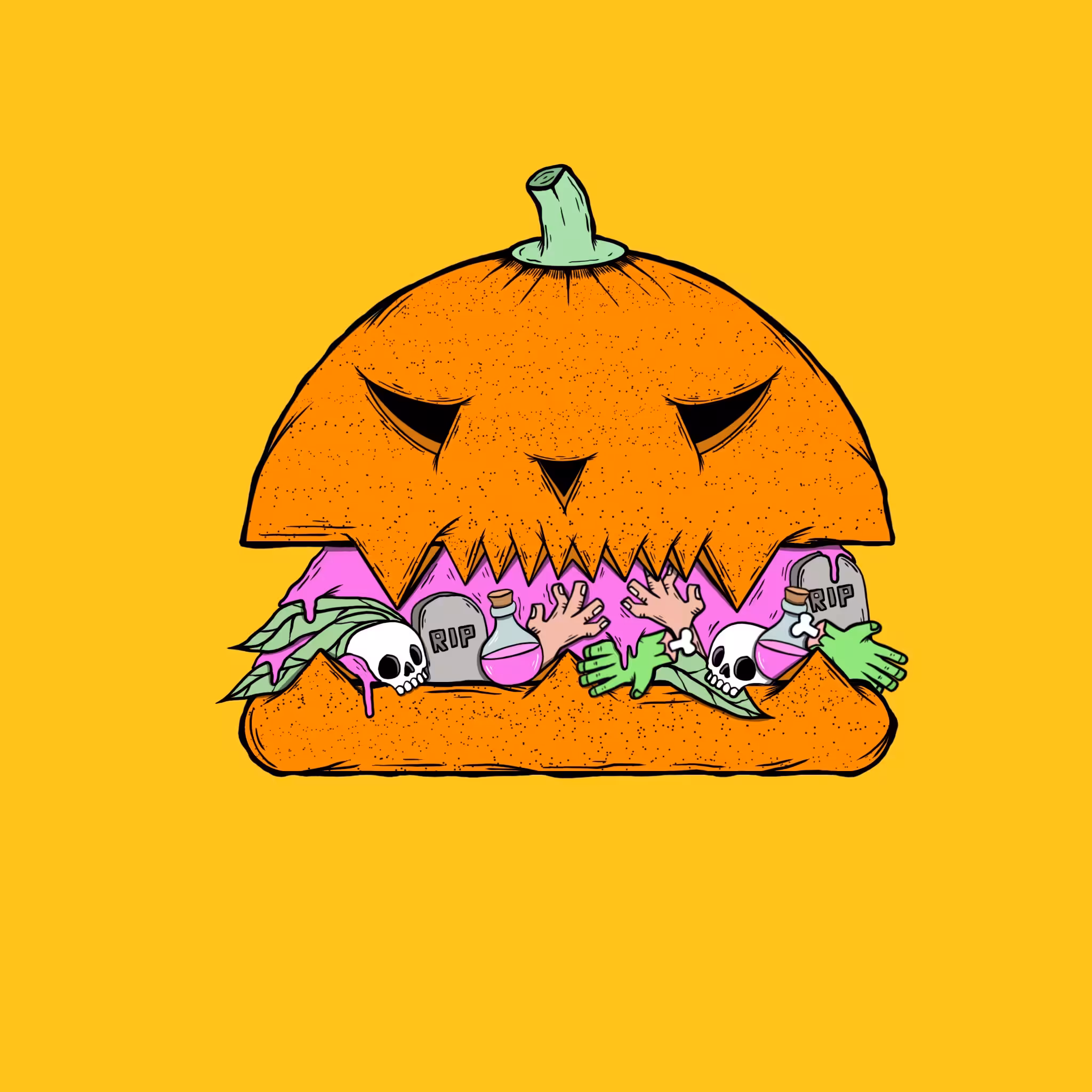 Pumpkin Tezburger