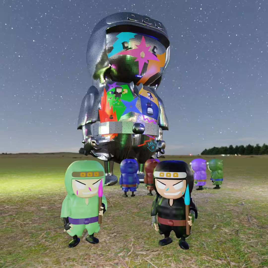 Autumn of NFT ART - BIG NINJA ART -