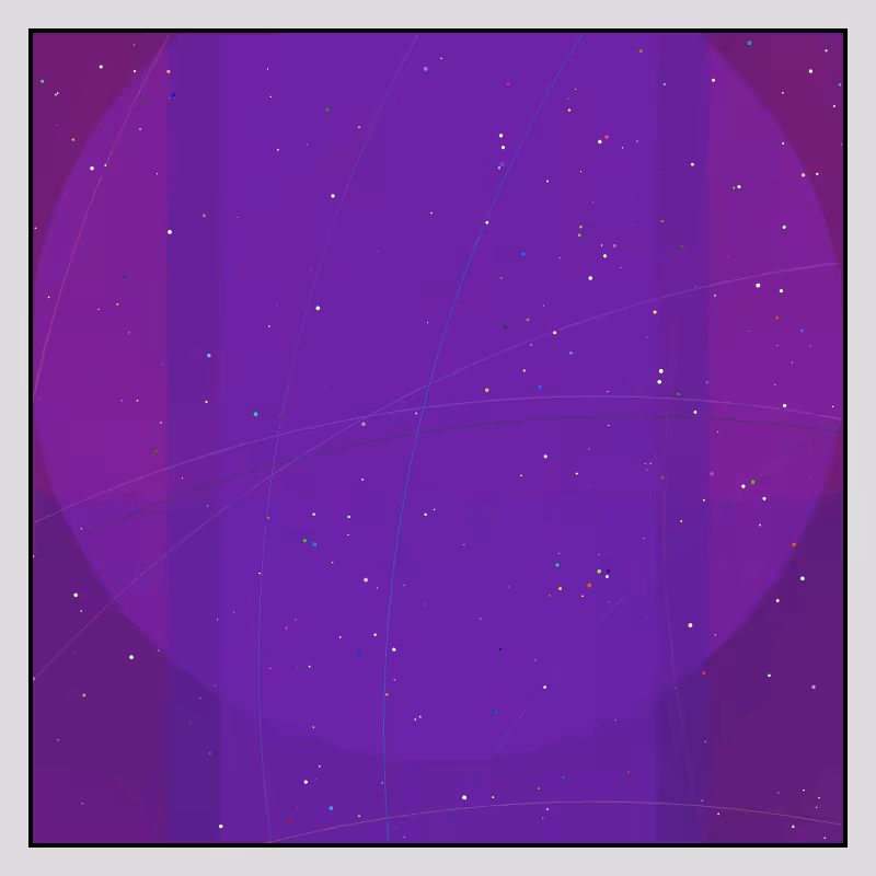 Color Field Starry B #251