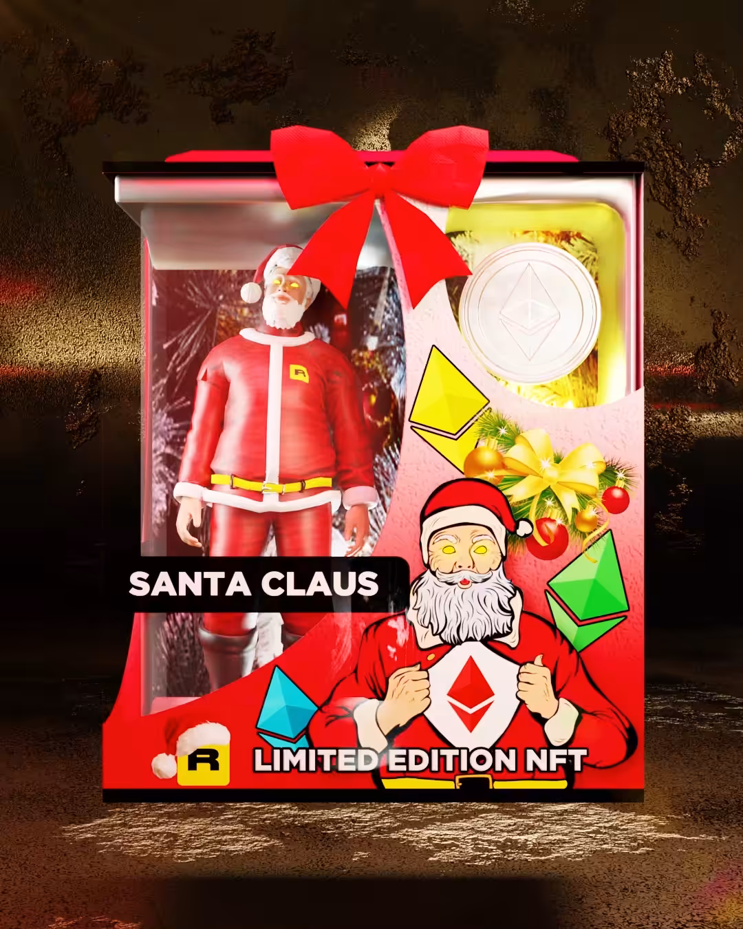 SANTA CLAUS ACTION FIGURE NFT.
