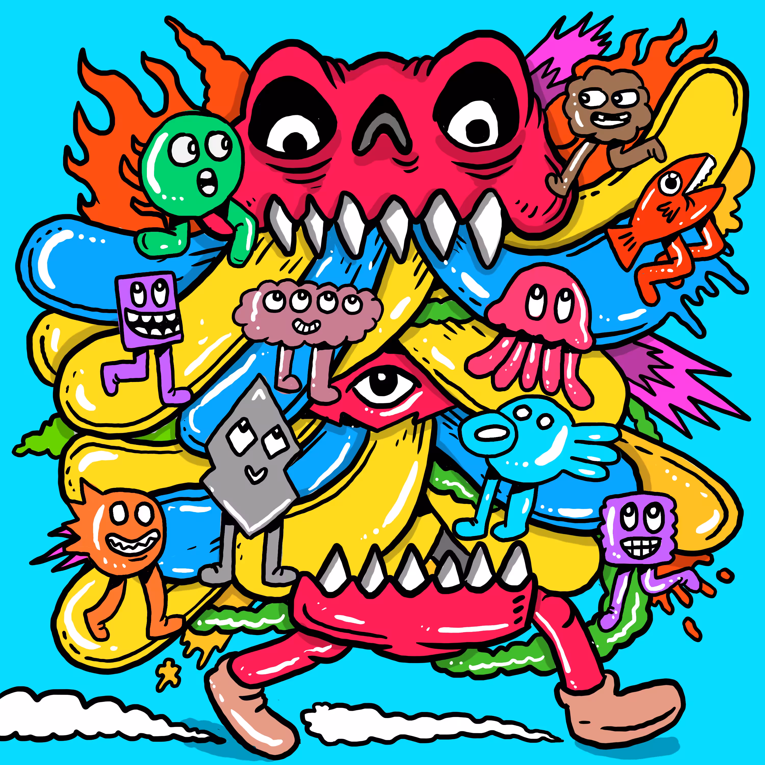 Doodle Cheerful