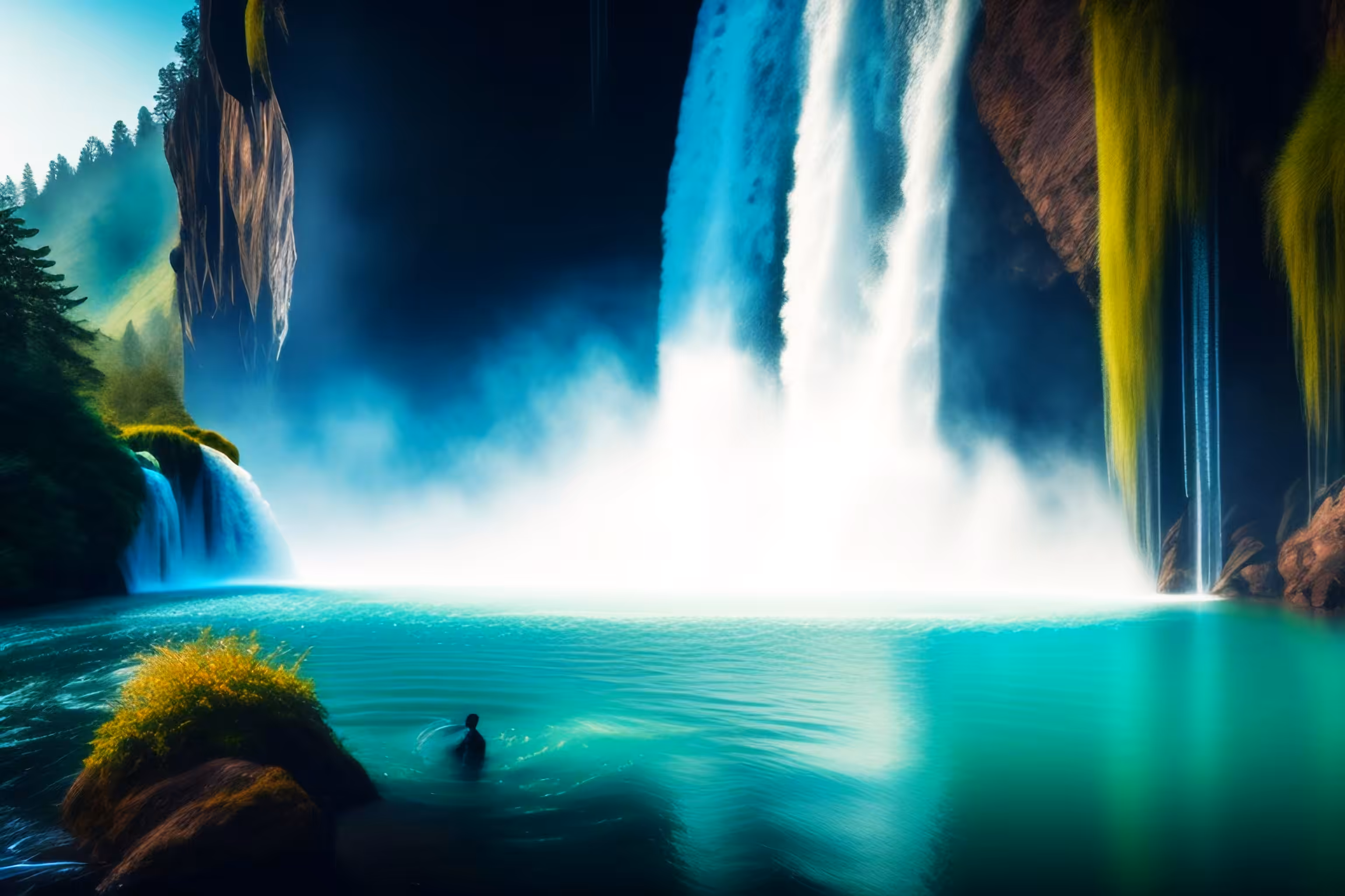 Landscape Waterfall