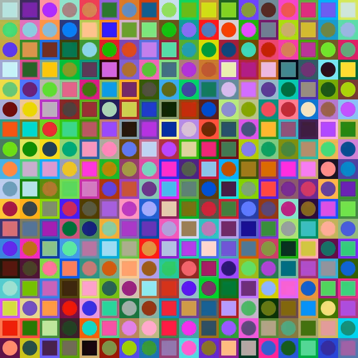 Square Dot Composition #403