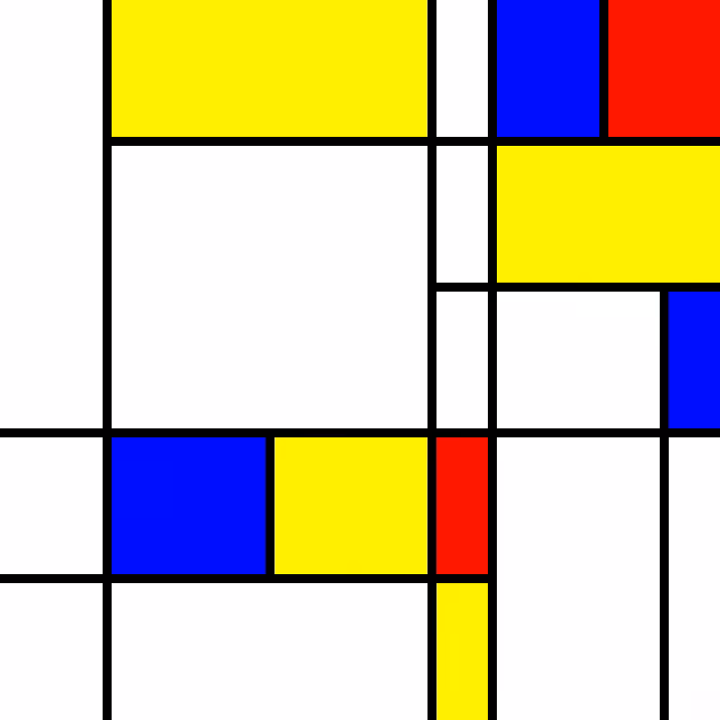 compositioninredblueandyellow.art, (NFT) #46