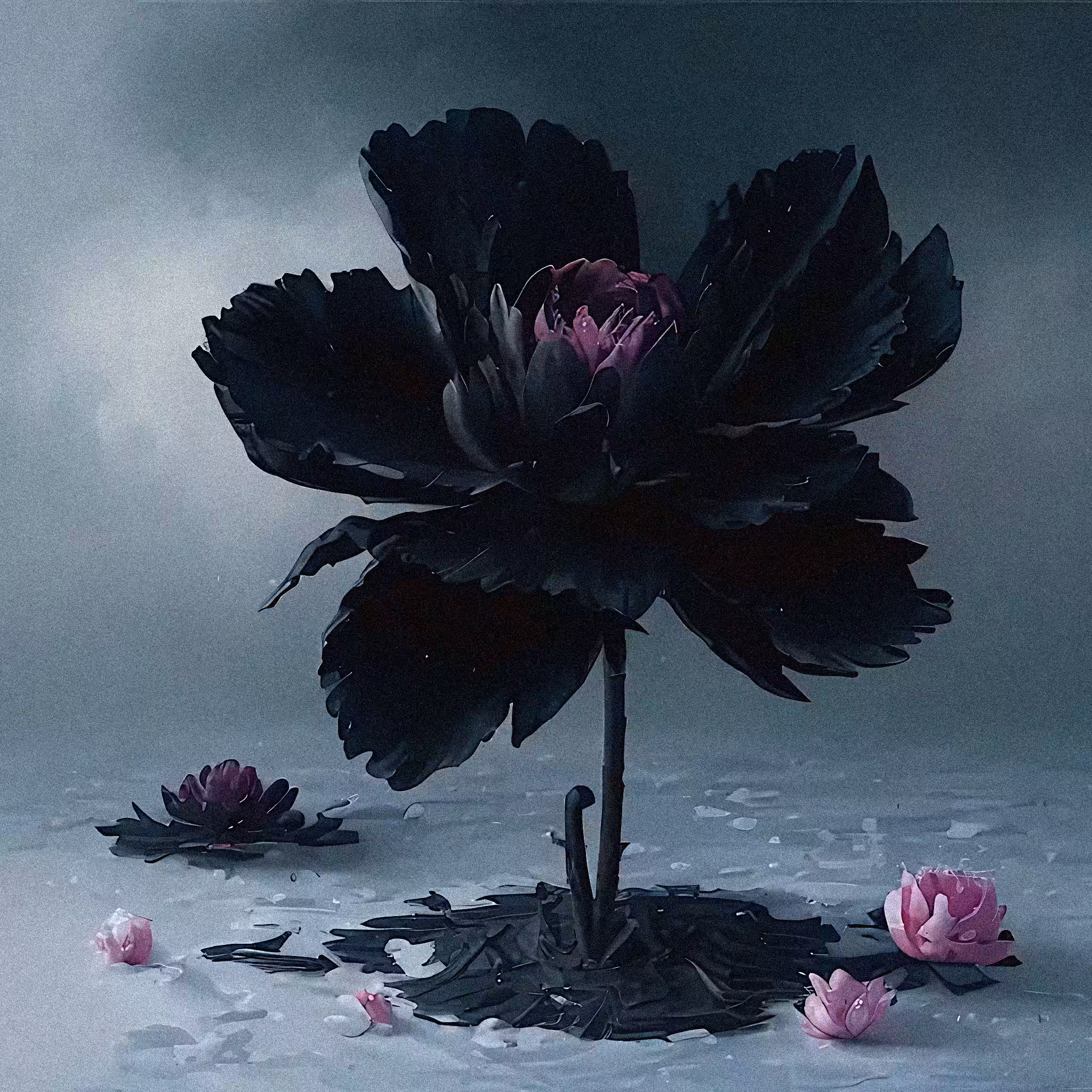 Serenity #166 - Black frost peony