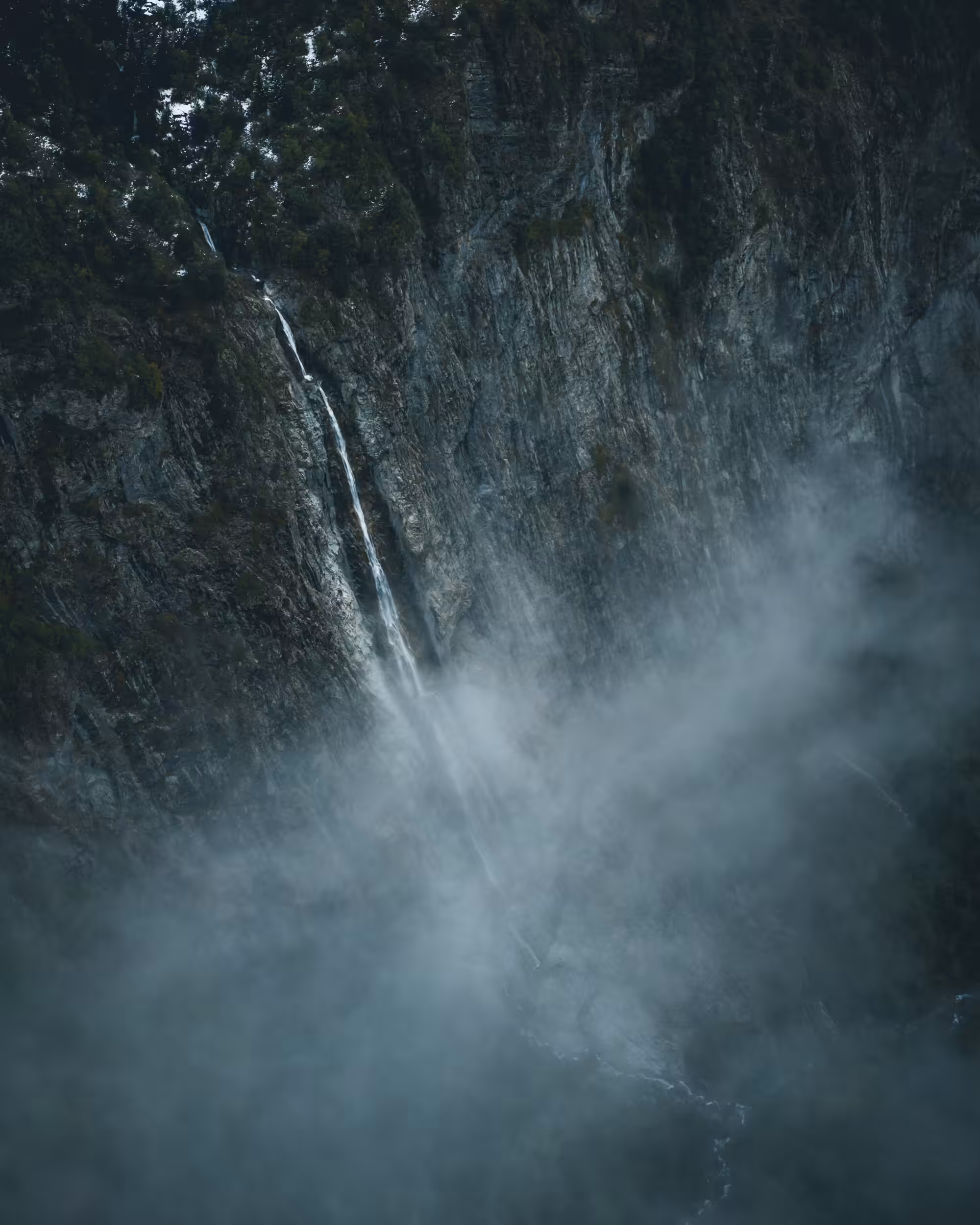 Misty Waterfall