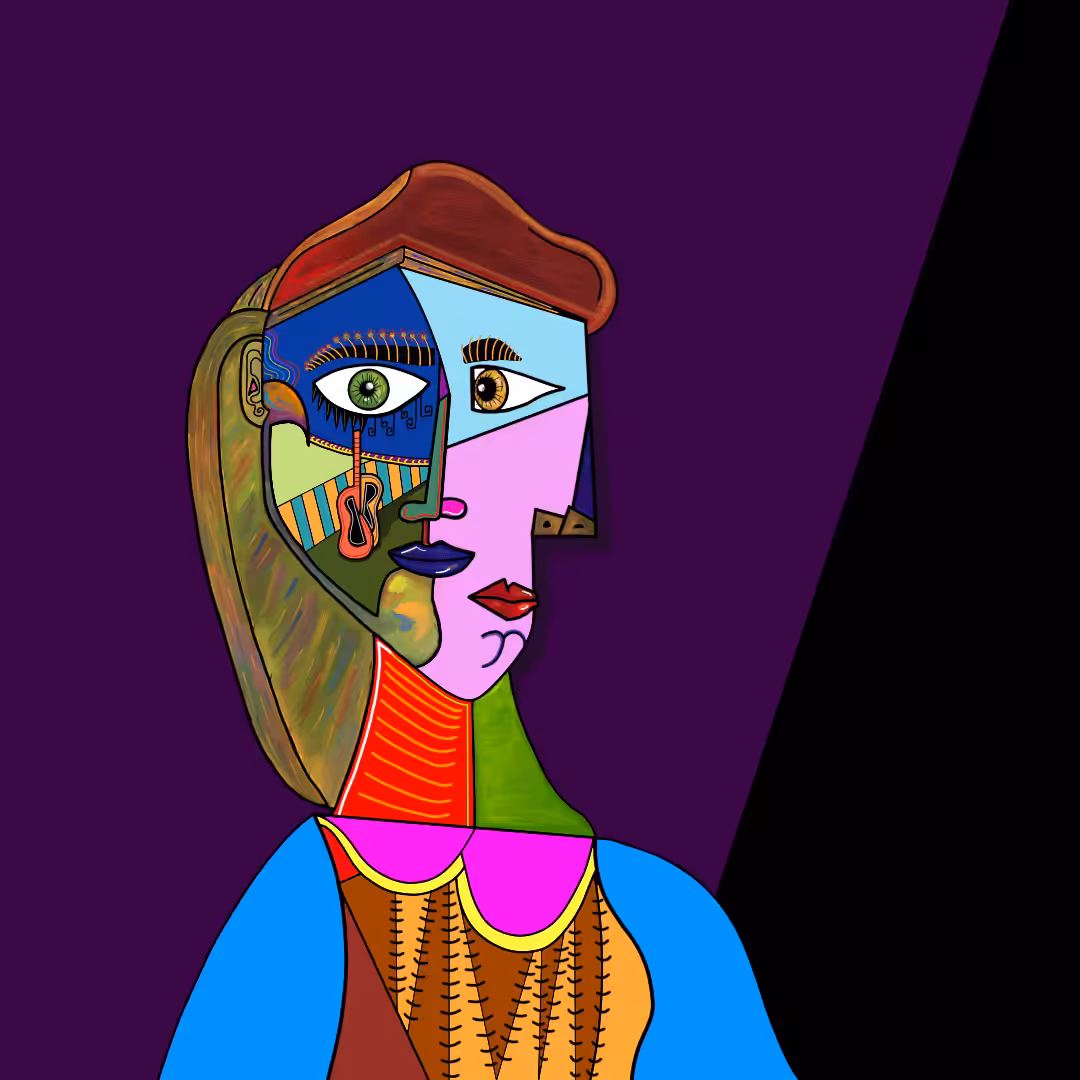 Pablo Picasso Guitarist x Surrealism