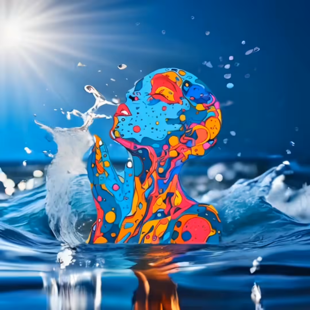 Oxi, a poem of colors in the sea - #OXY - #an1