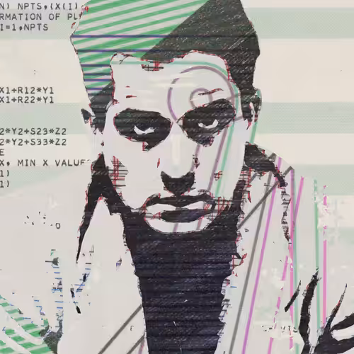 THE GENERATIVE PORTRAIT COLLECTION OF ROBERT MALLARY: Generative Portrait of Robert Mallary #1203