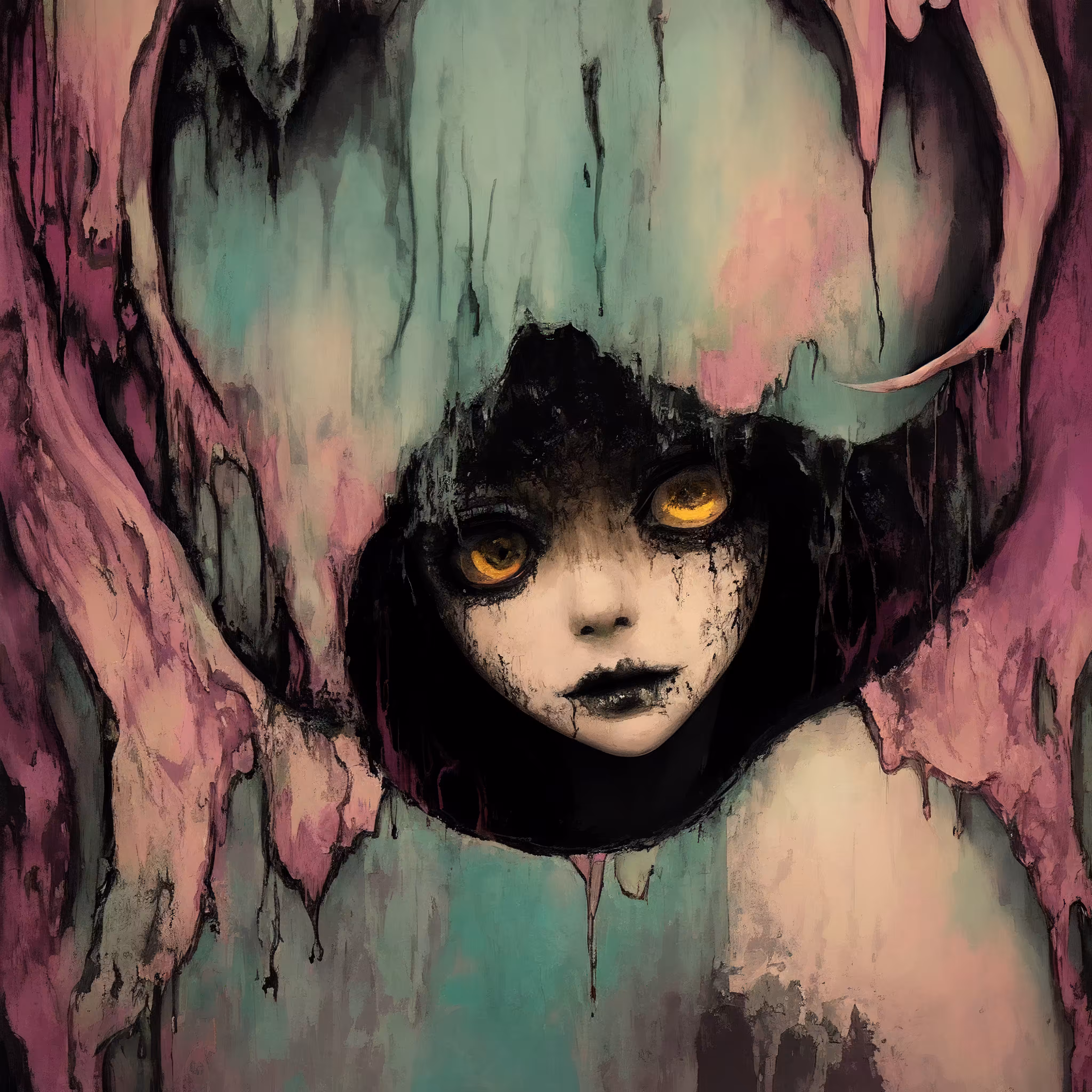 Pastel Sombre Gazes 