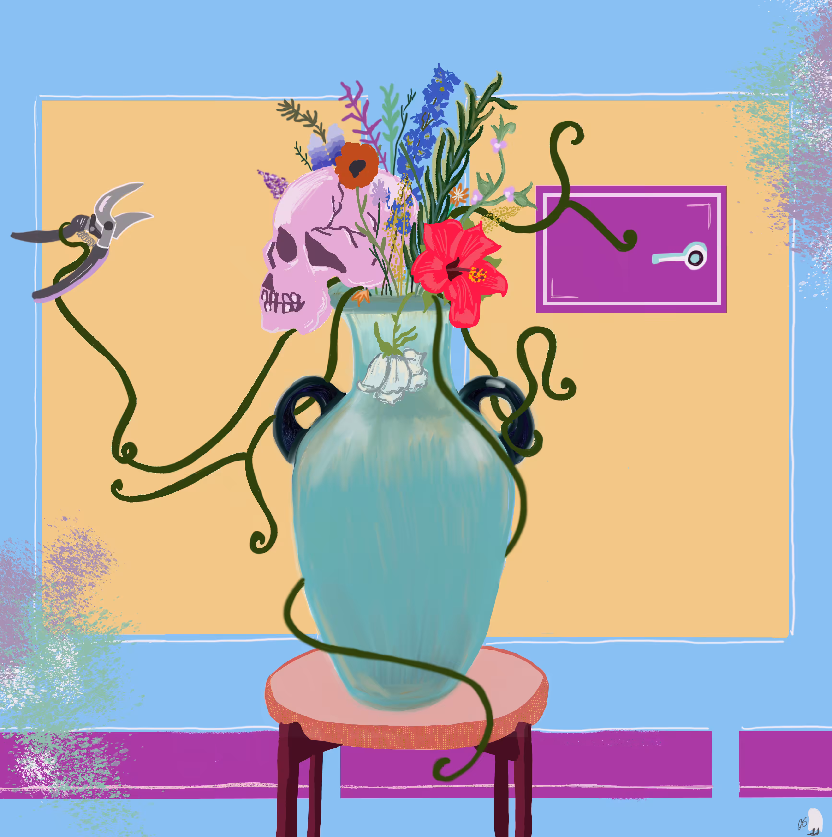 And This Is My Flower Room (For Cutting Flowers)