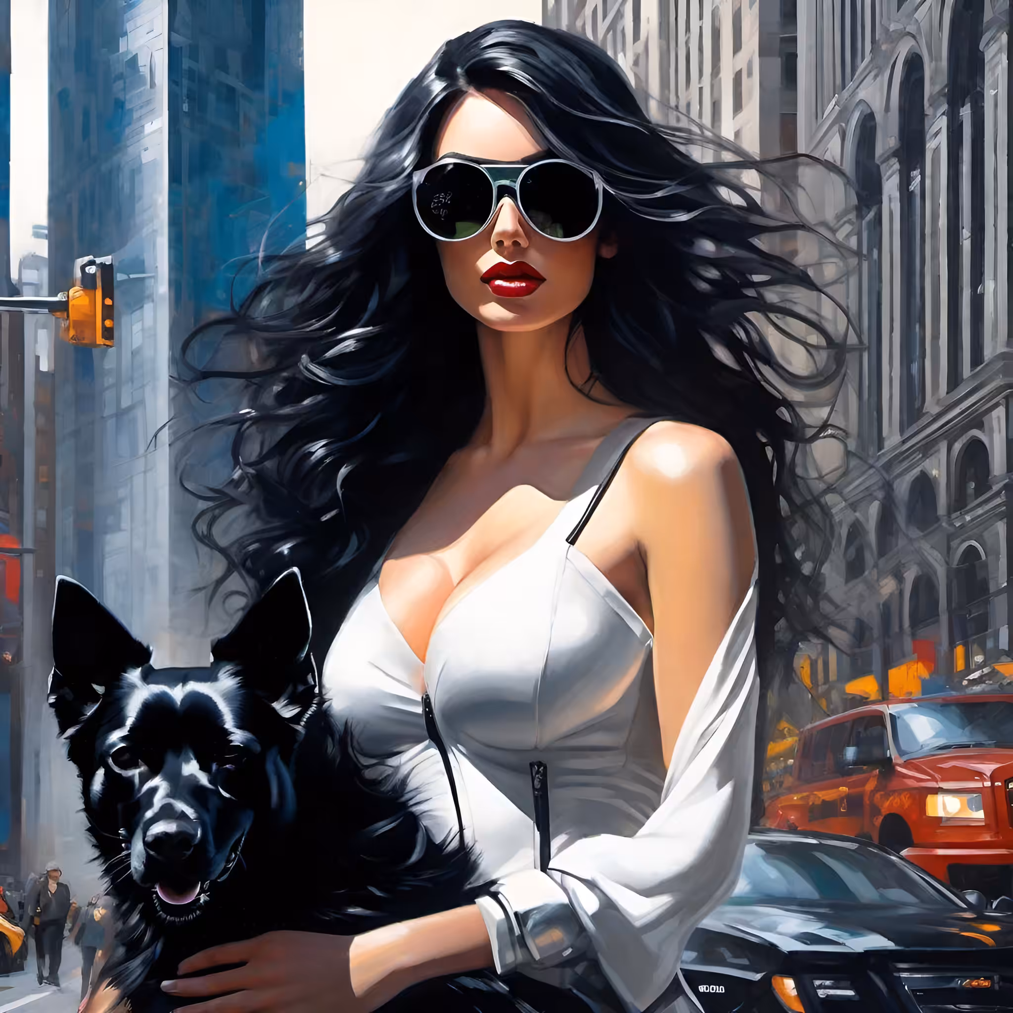 Lilly in New York City