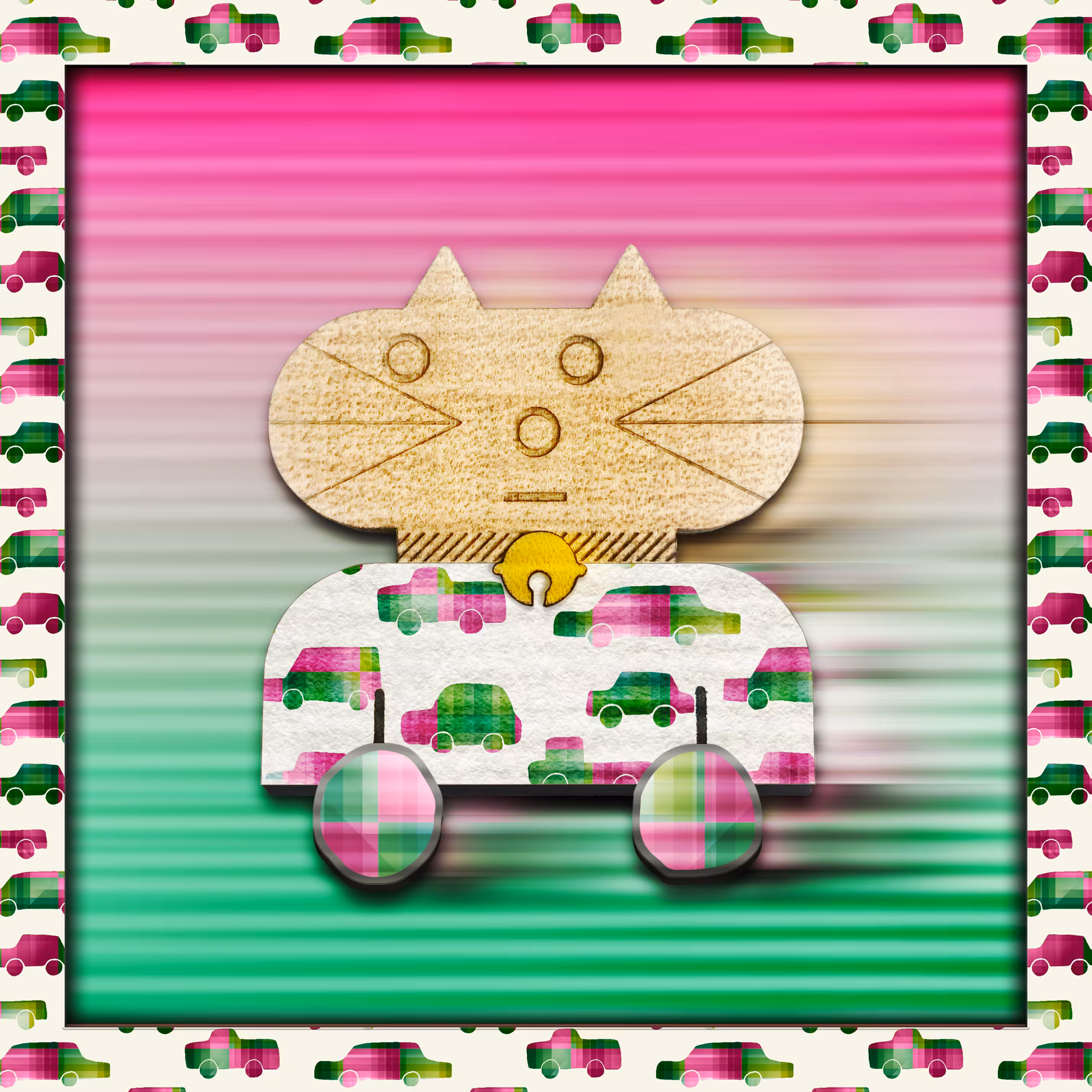 Pattern cat #034_Car