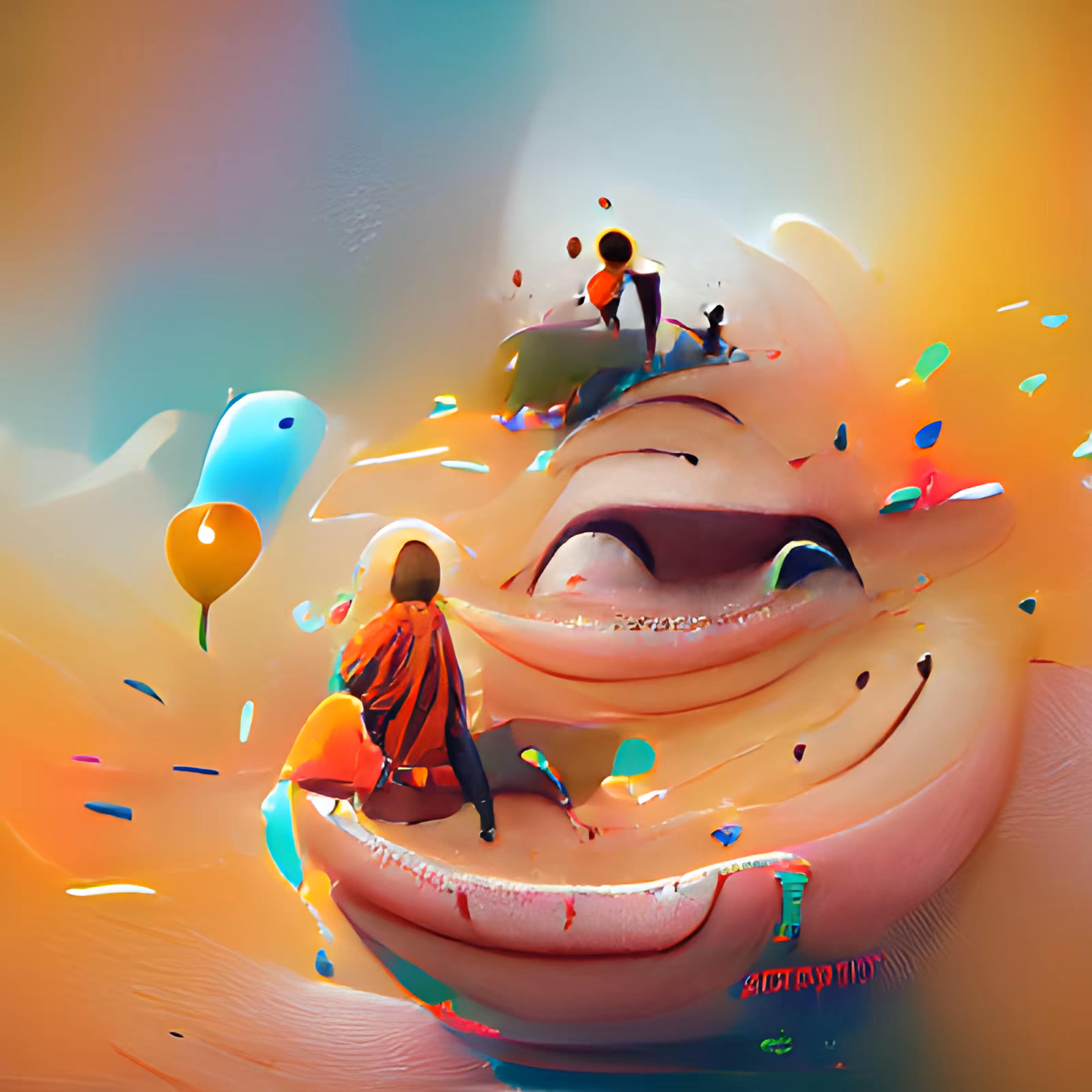 Lonely happiness