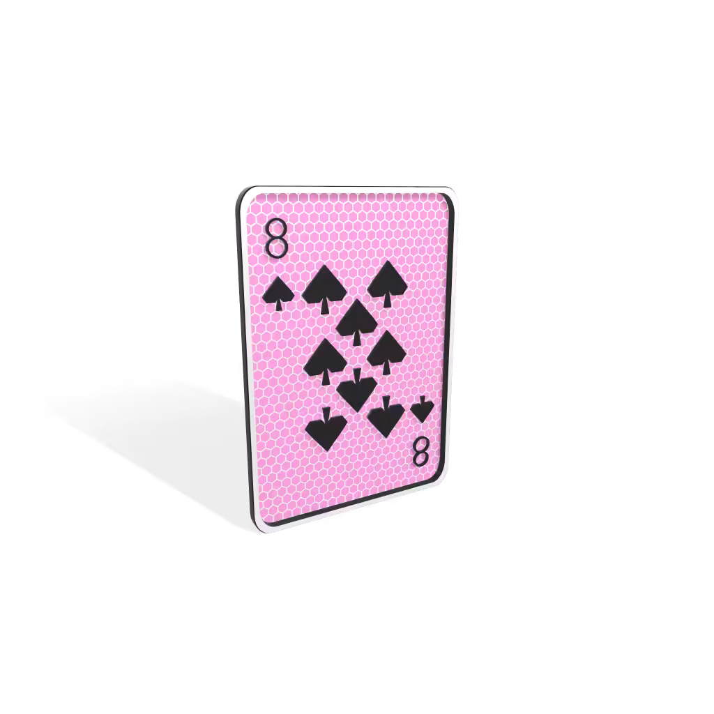 8 of Spades : Tezicana Playing Cards