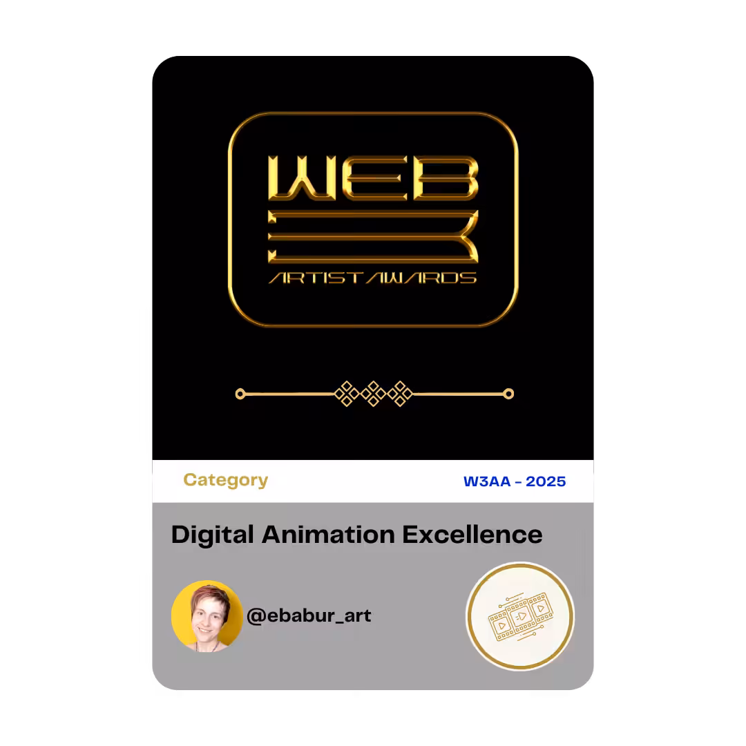 Award 12 - Digital Animation - @ebabut_art